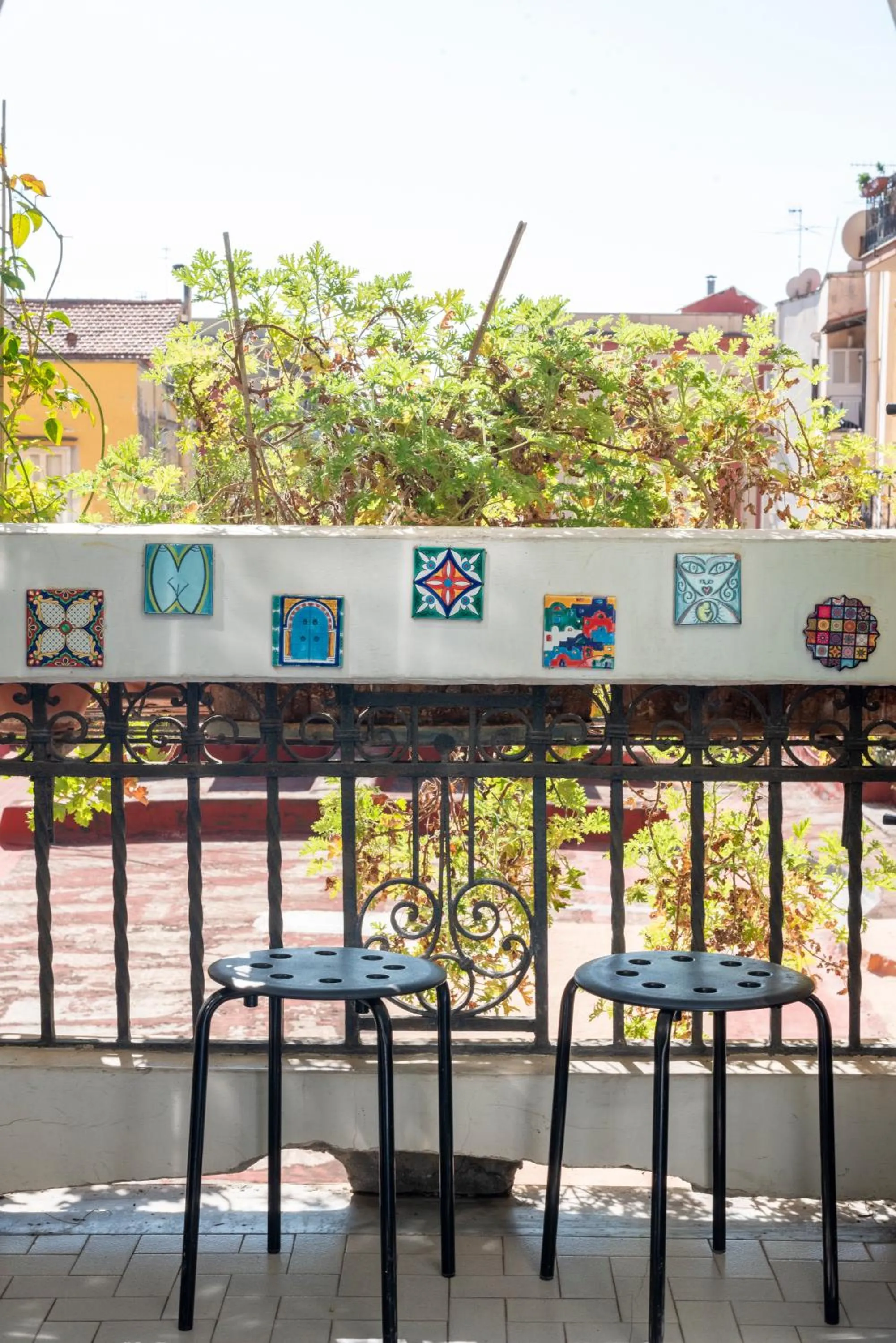 Balcony/Terrace in B&B Le Stanze Dei Mille
