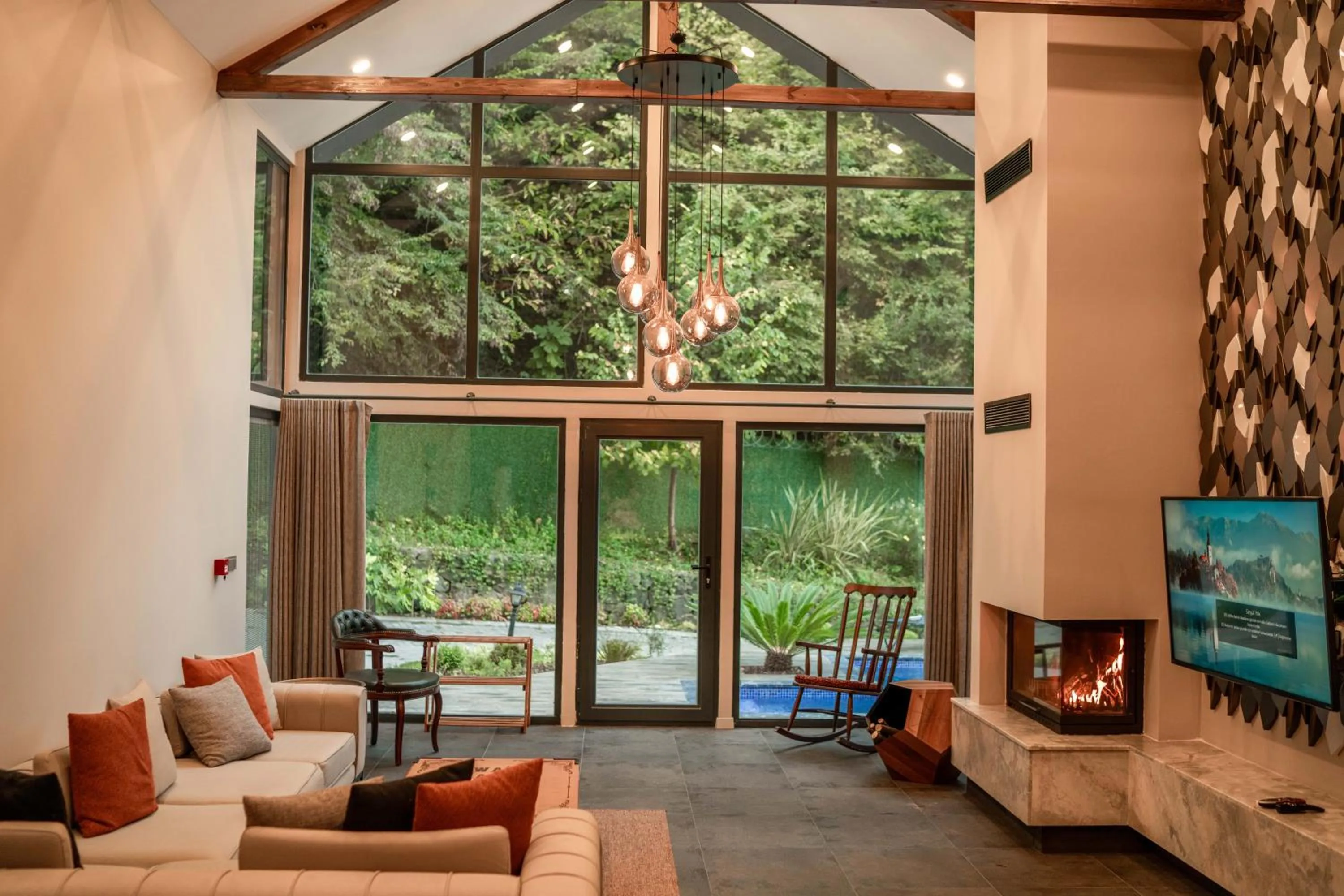 Living room in Alfa Suites & SPA