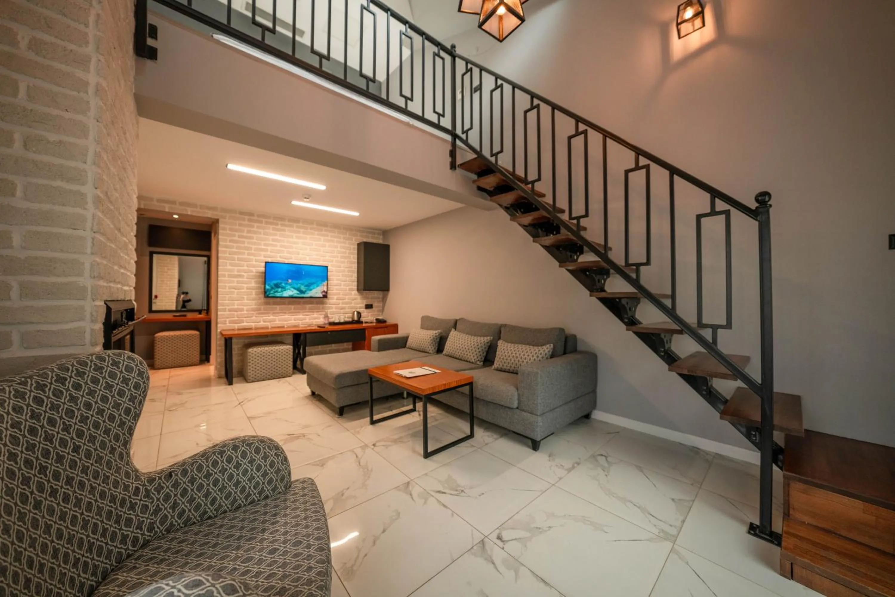 Living room in Alfa Suites & SPA