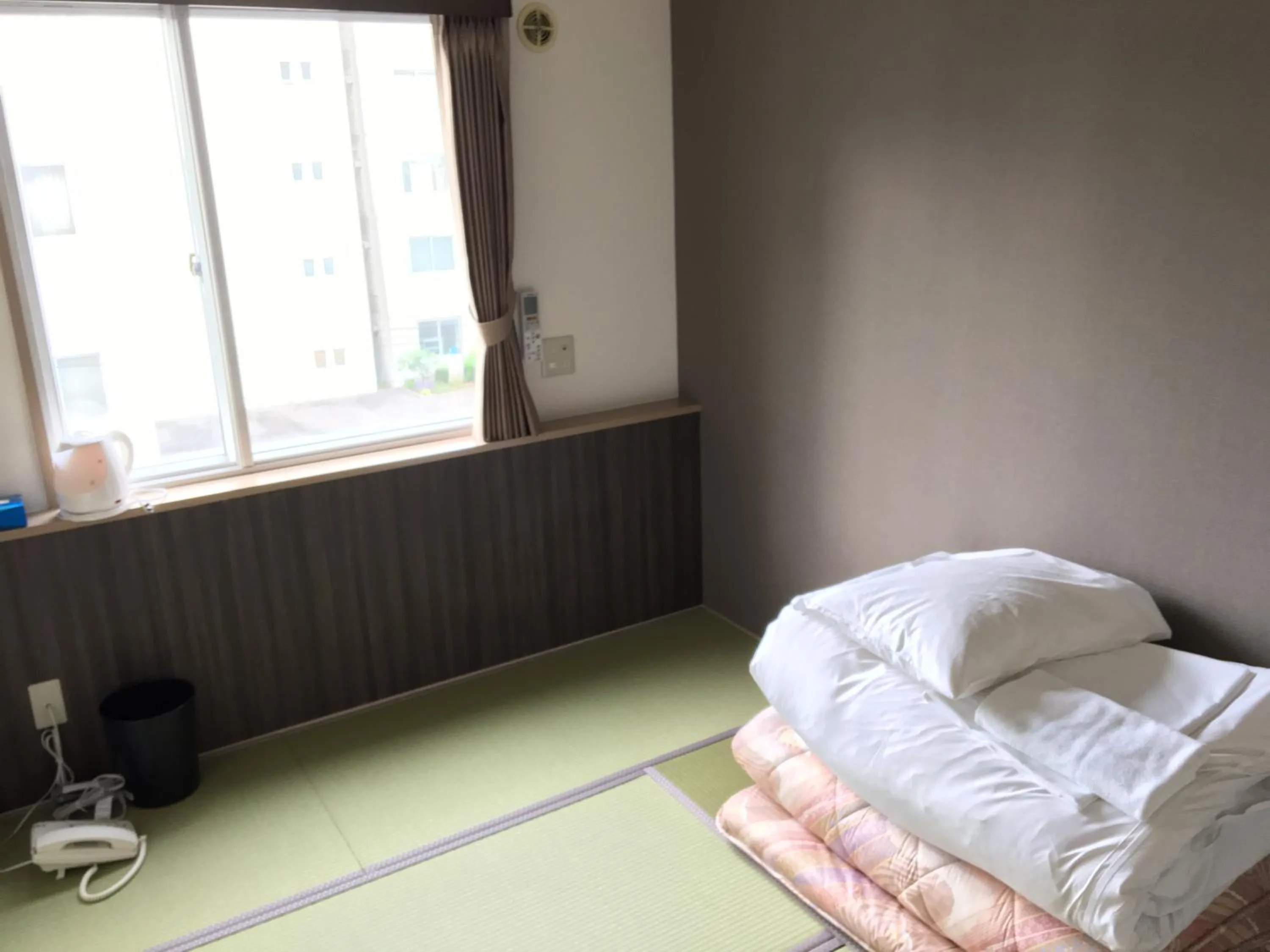 Photo of the whole room, Bed in Hotel Tetora Asahikawa Station