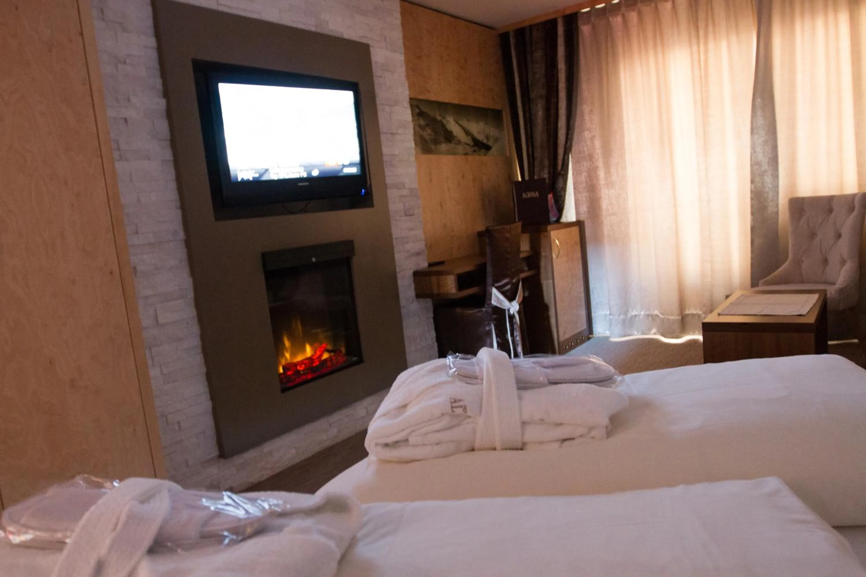 Decorative detail, Bed in Hotel Albona