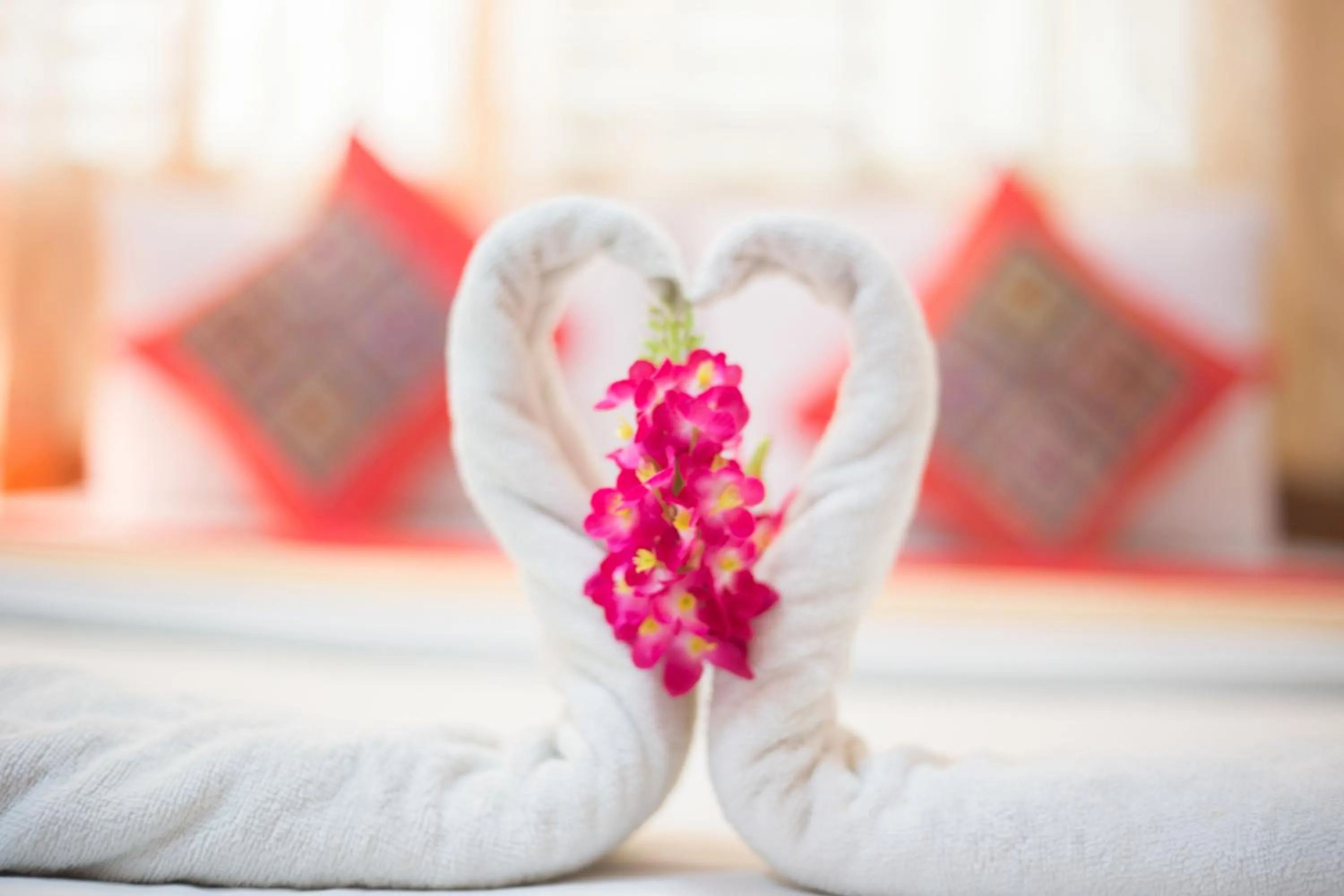 Bed in Angkor Mithona Guesthouse