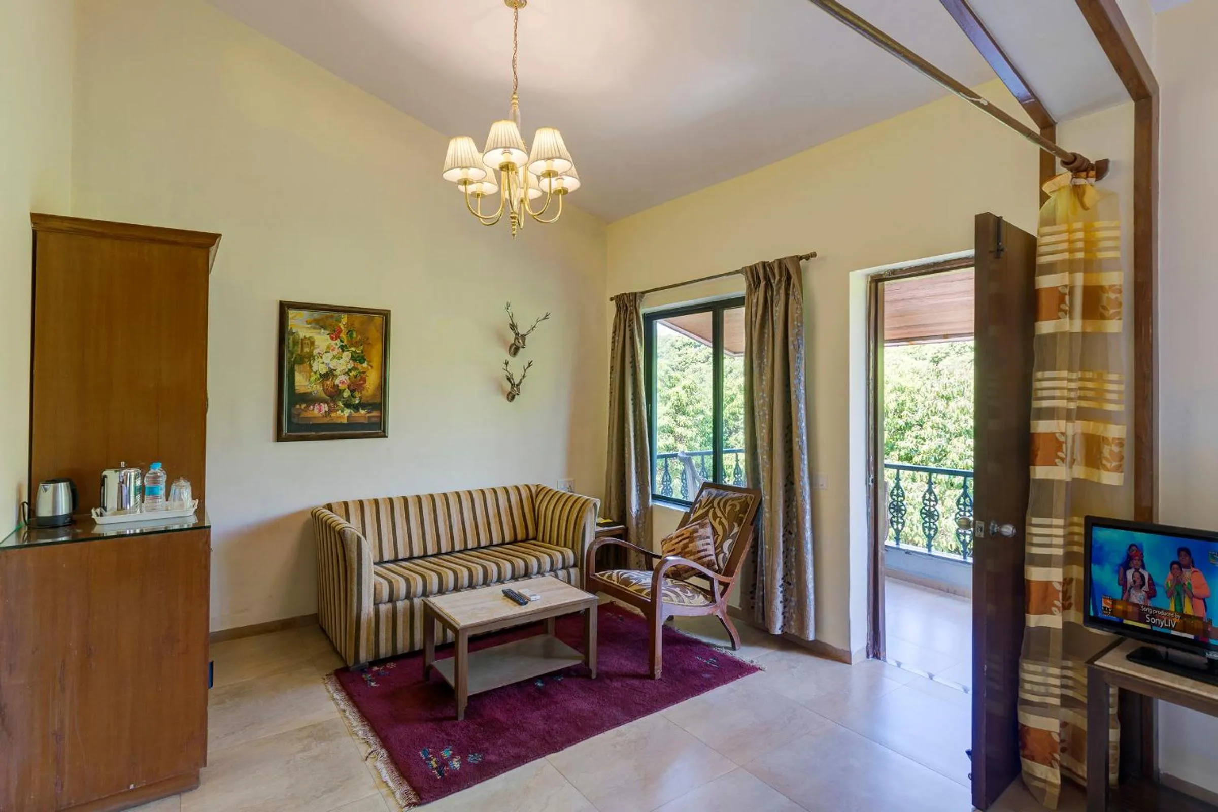 Balcony/Terrace in Ramsukh Resorts and Spa