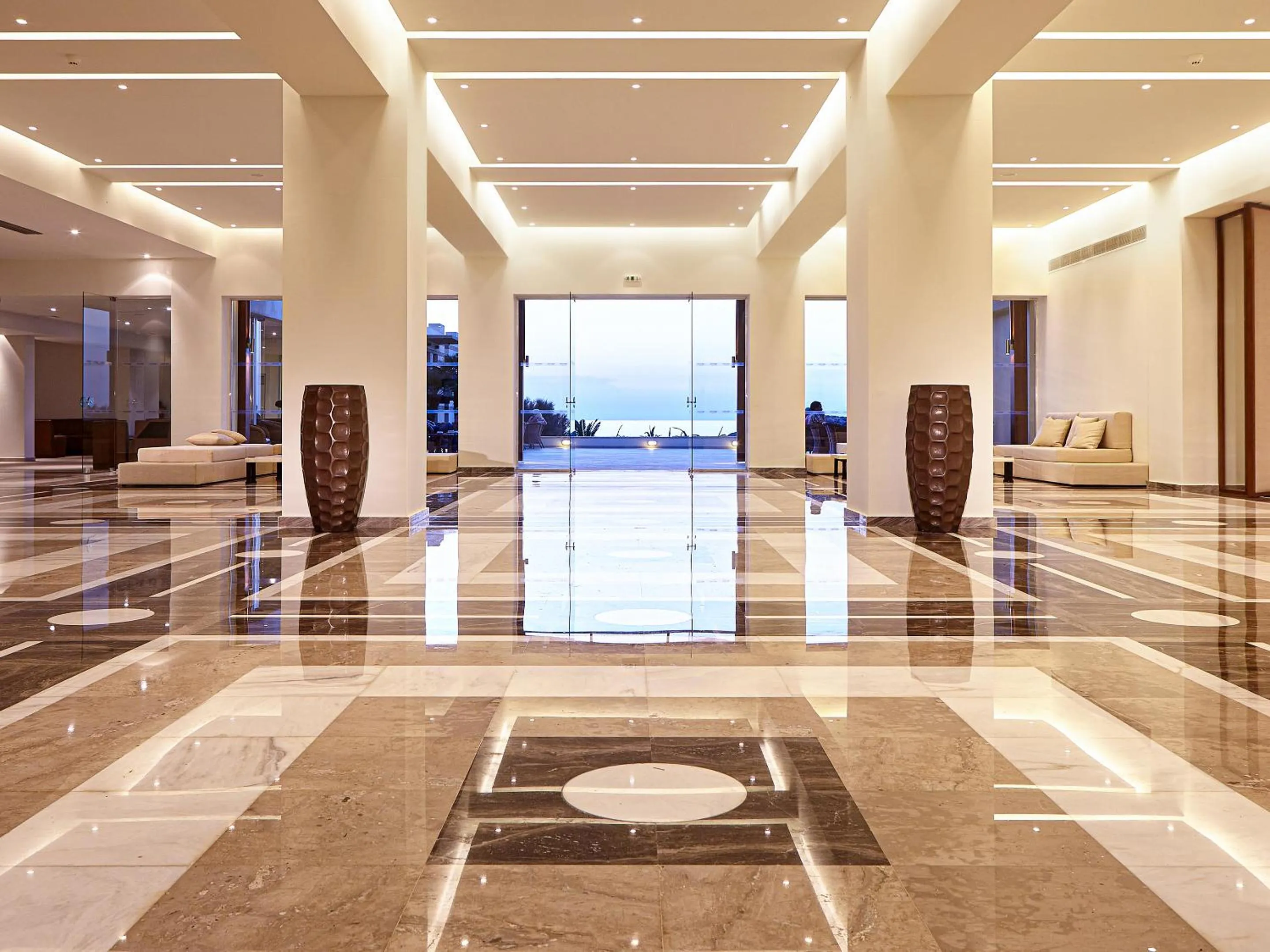 Lobby or reception in Grecotel Meli Palace