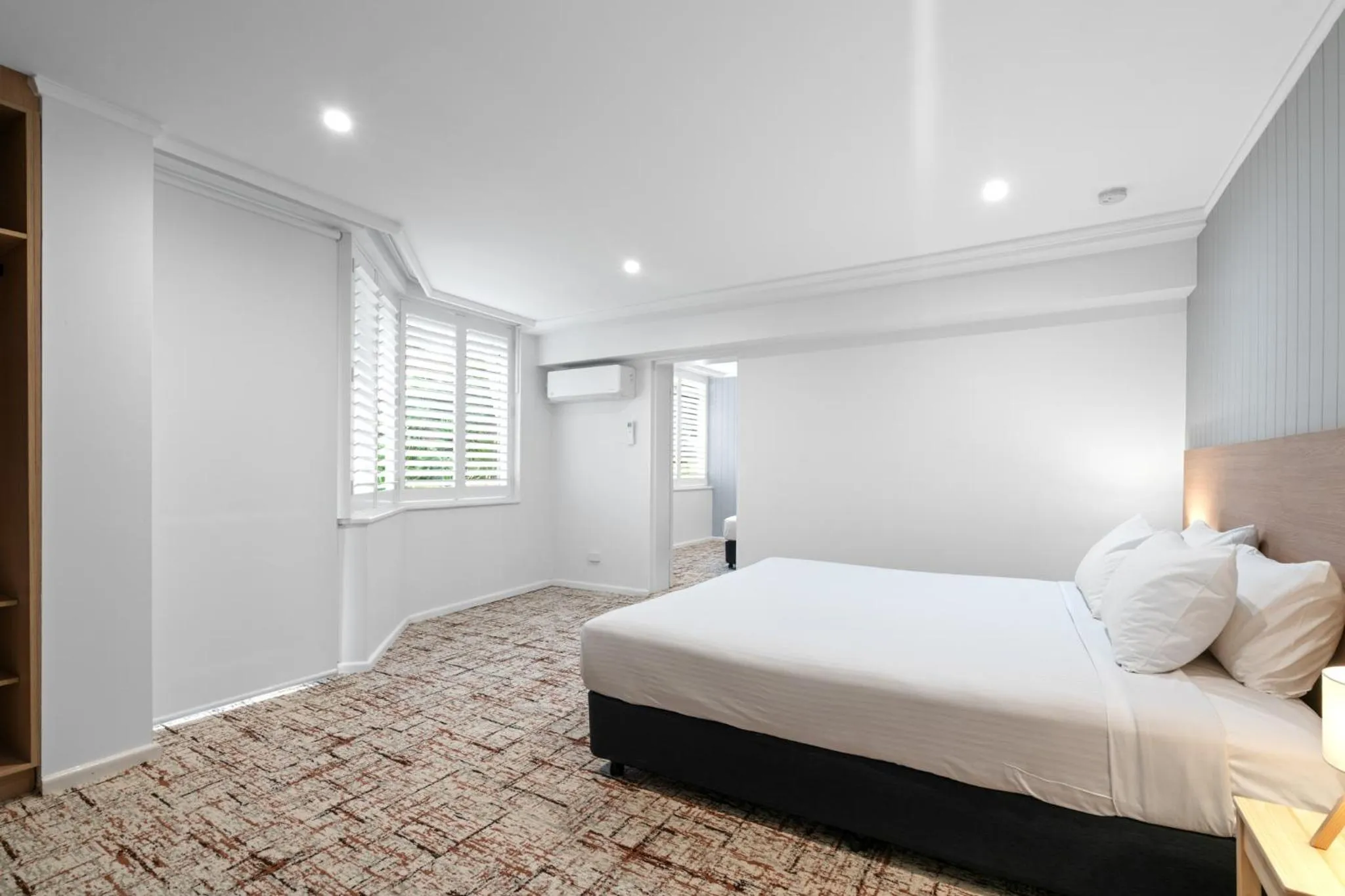 Bed in Mirage Hotel Newport