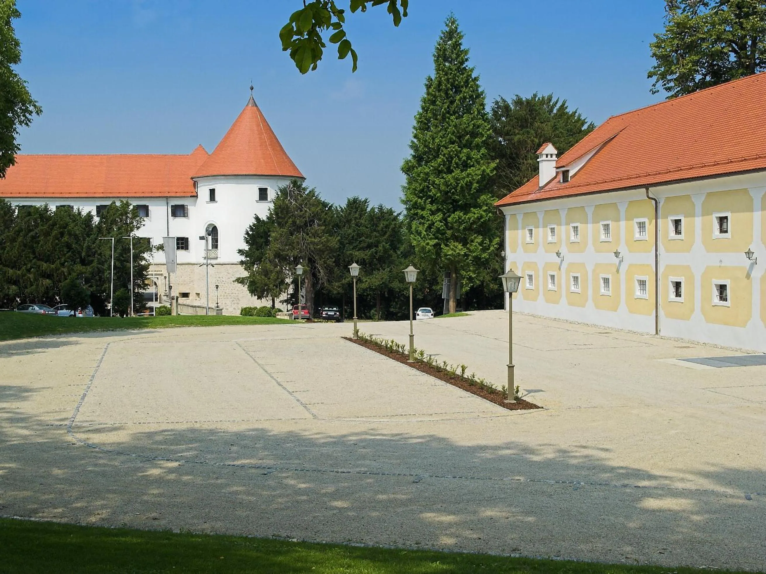 Property building in Mokrice Castle Estate
