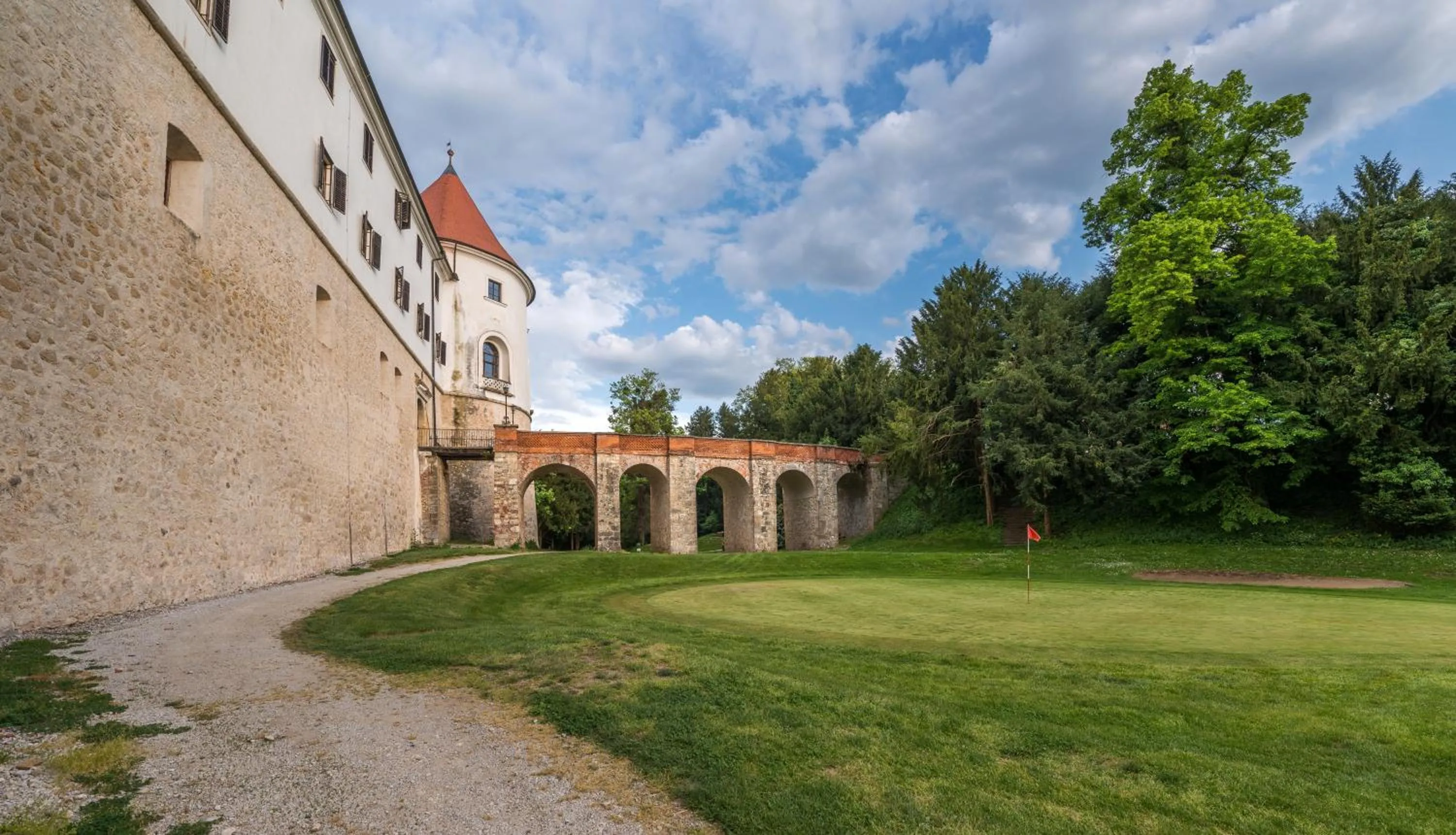 Property building in Mokrice Castle Estate