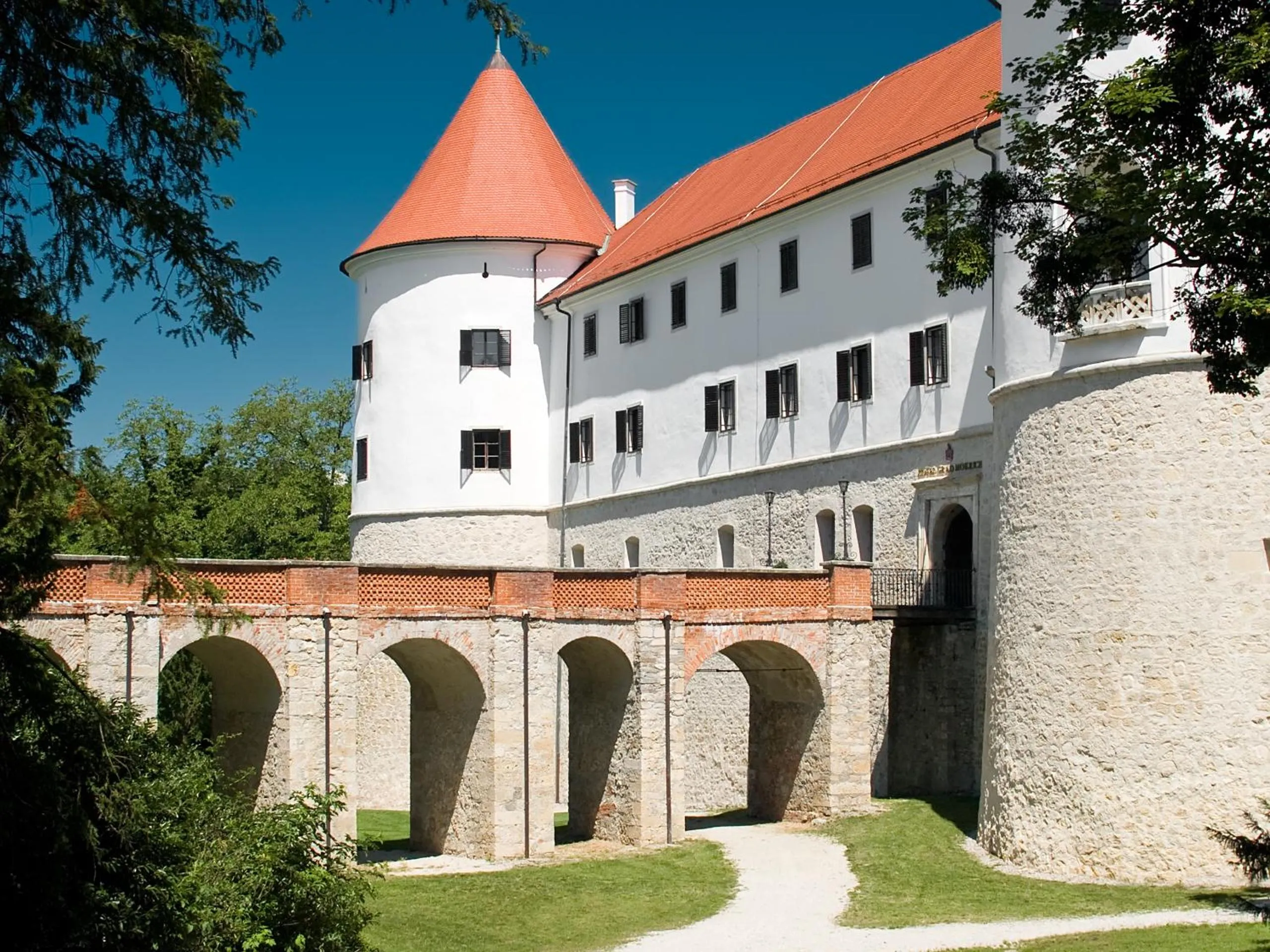 Property building in Mokrice Castle Estate