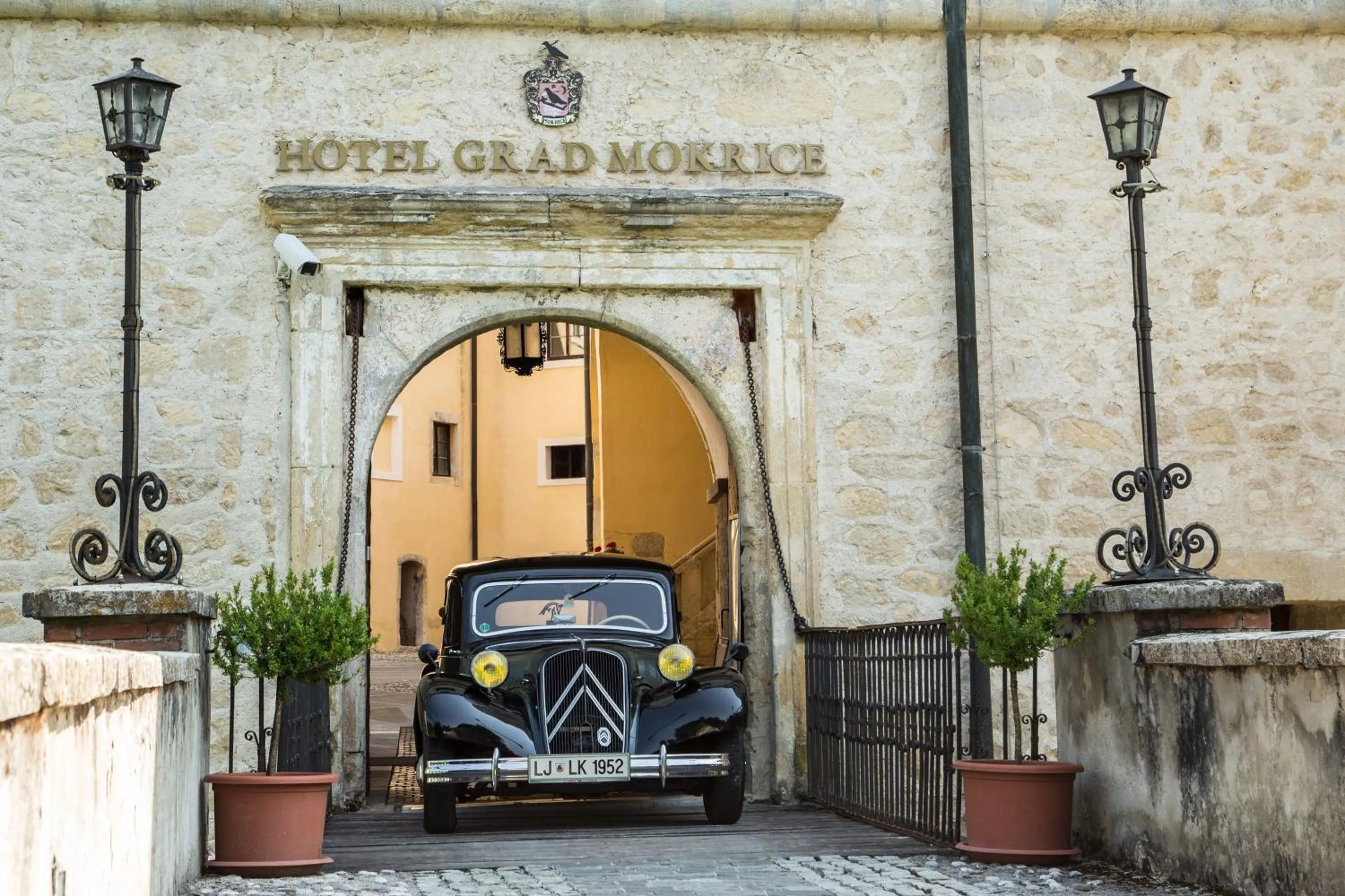 Facade/entrance in Mokrice Castle Estate