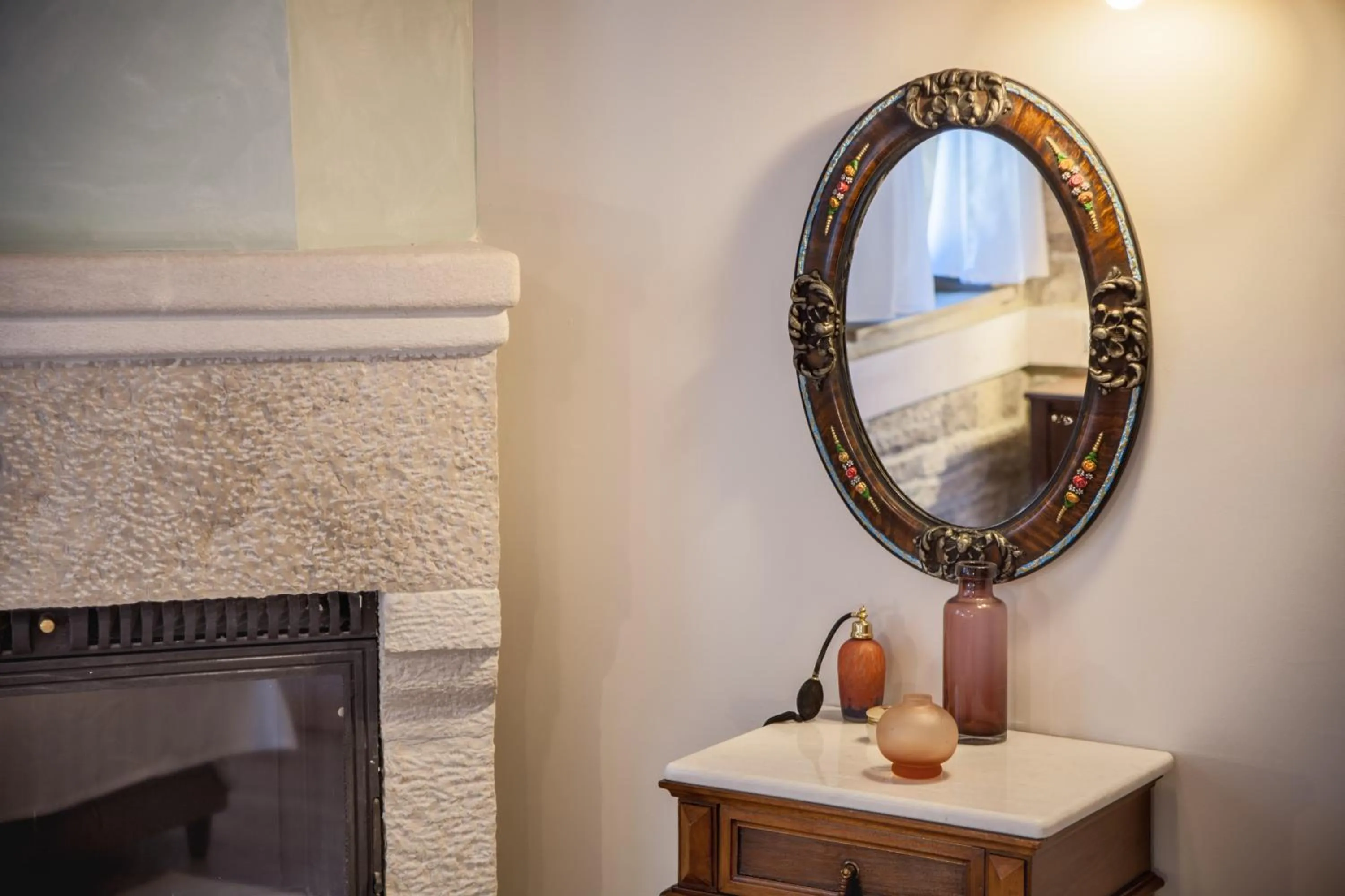 Decorative detail in Gioraldi Art Hotel