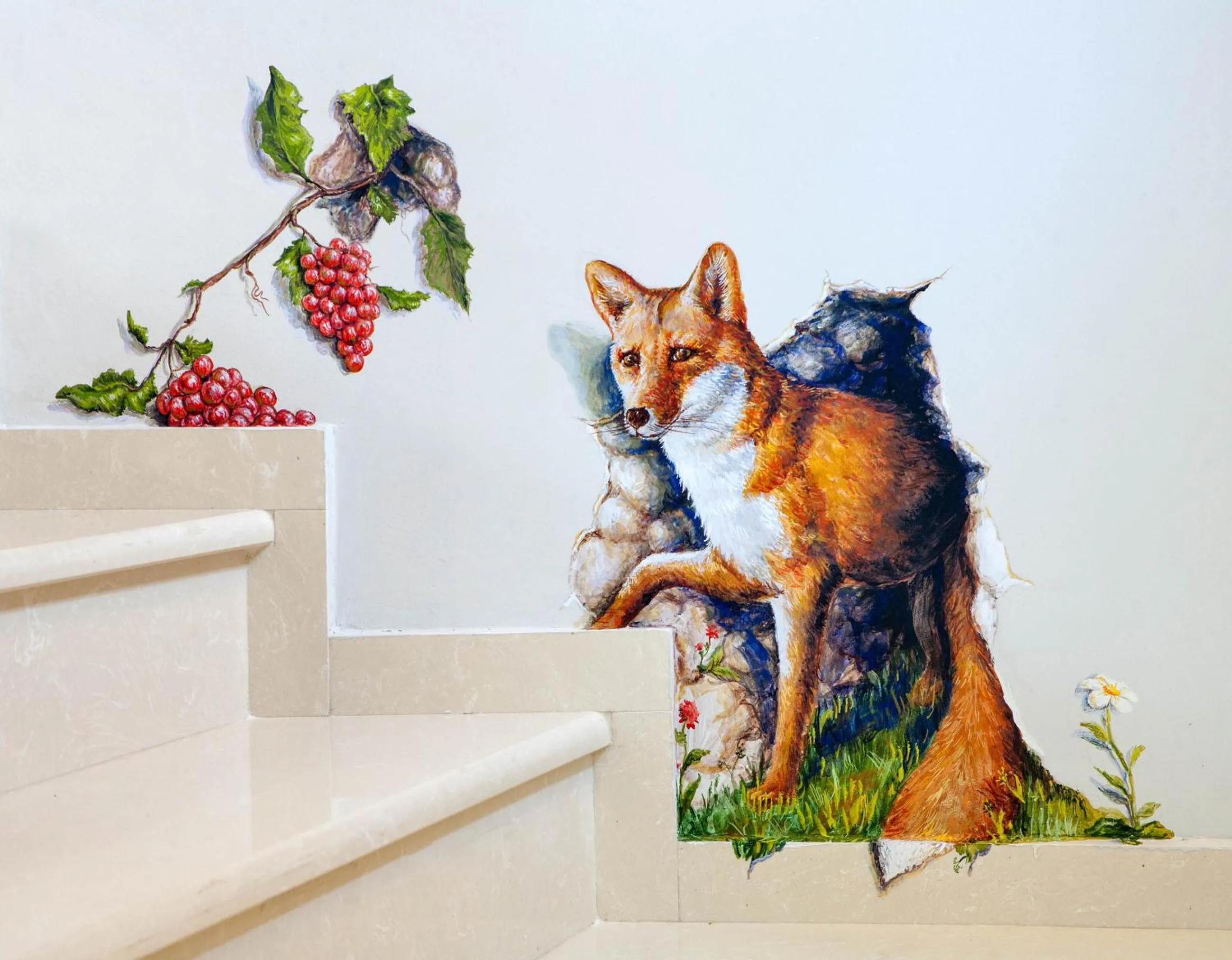 Decorative detail in Gioraldi Art Hotel