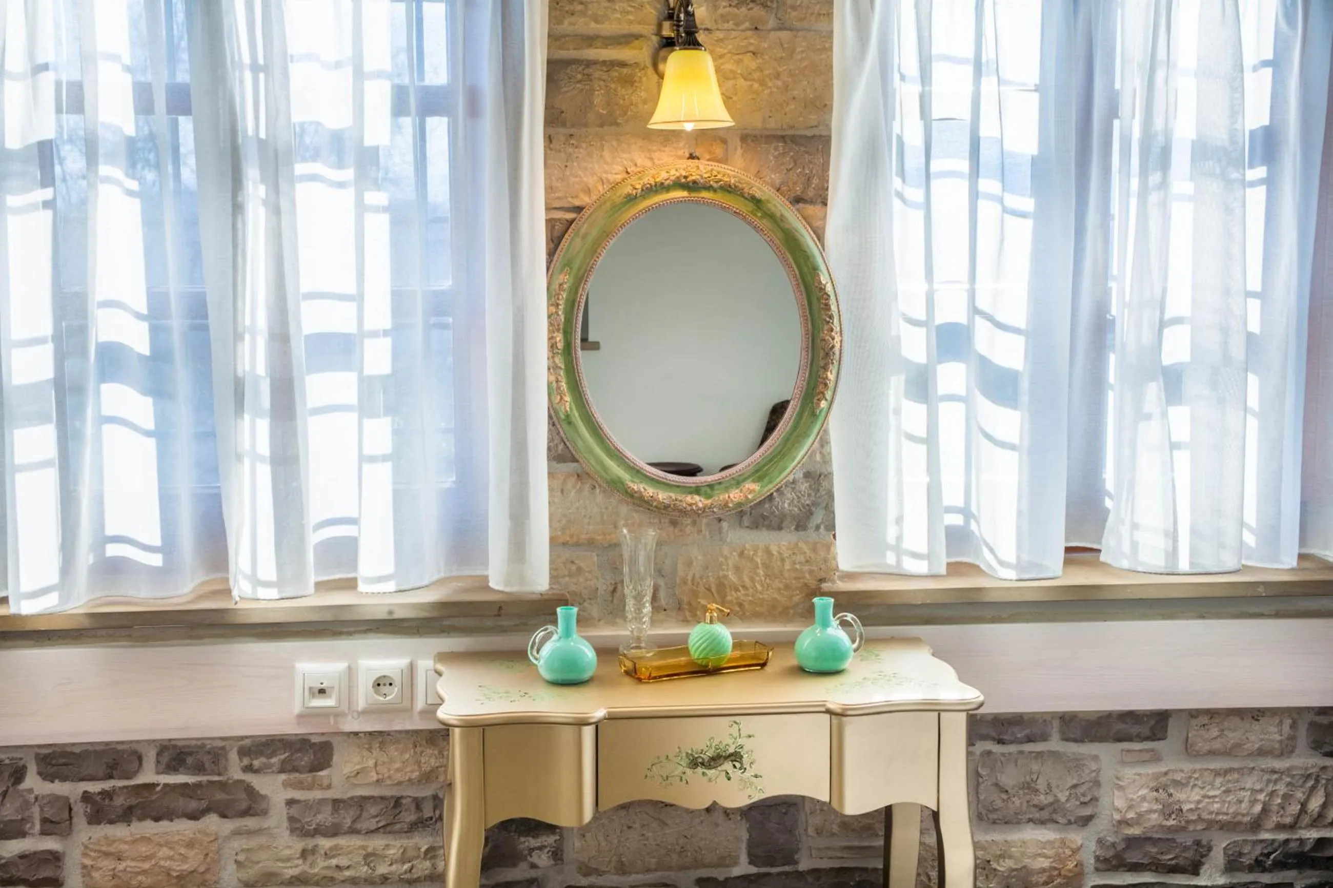 Decorative detail in Gioraldi Art Hotel