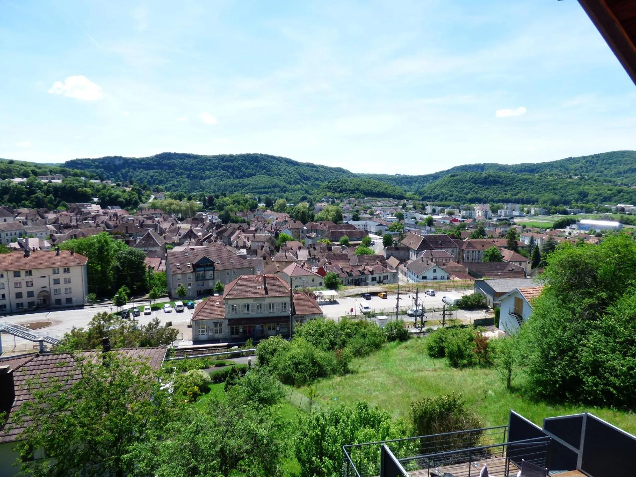 City view in La Colline aux Yeux Doubs