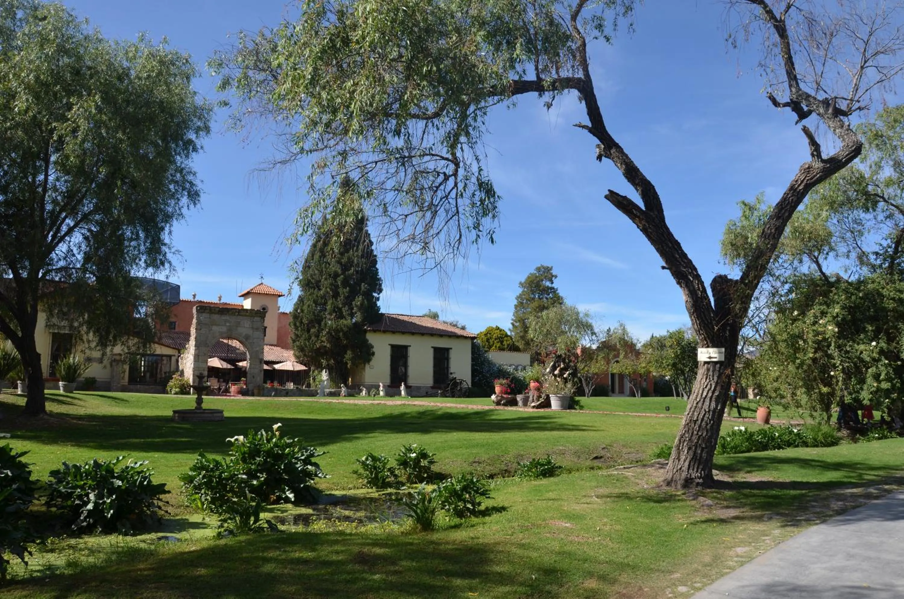 Facade/entrance in Hacienda La Magdalena