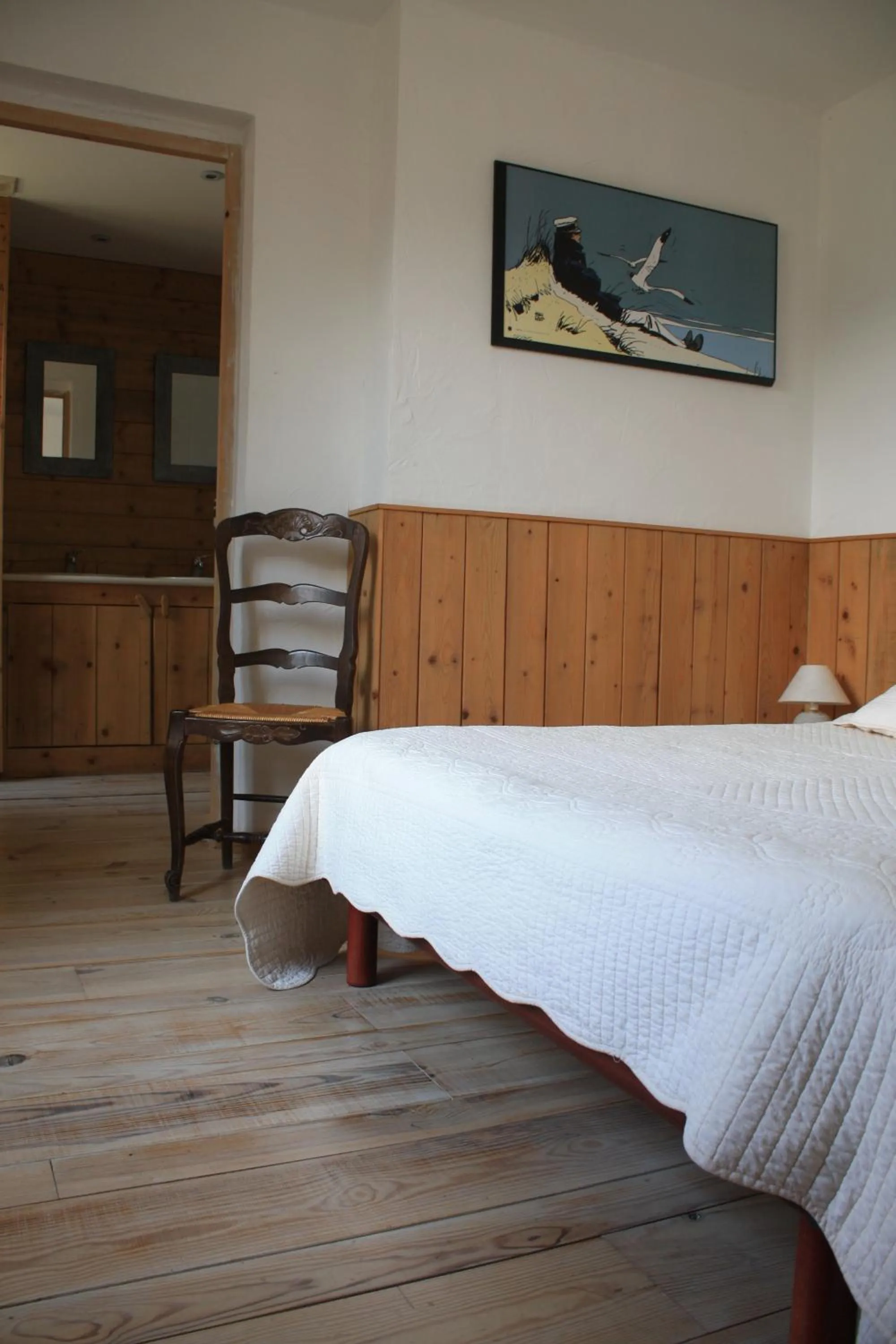 Bed in Hôtel de Valdeblore