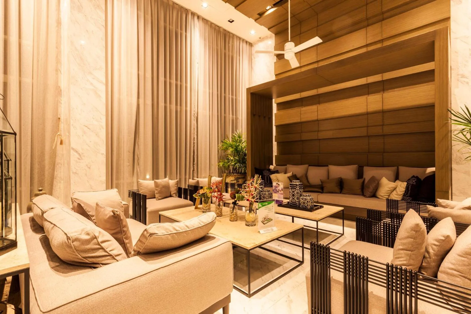 Lobby or reception in Phuket Town 1 Bedroom Condo Luxury Facilities, The Base Downtown