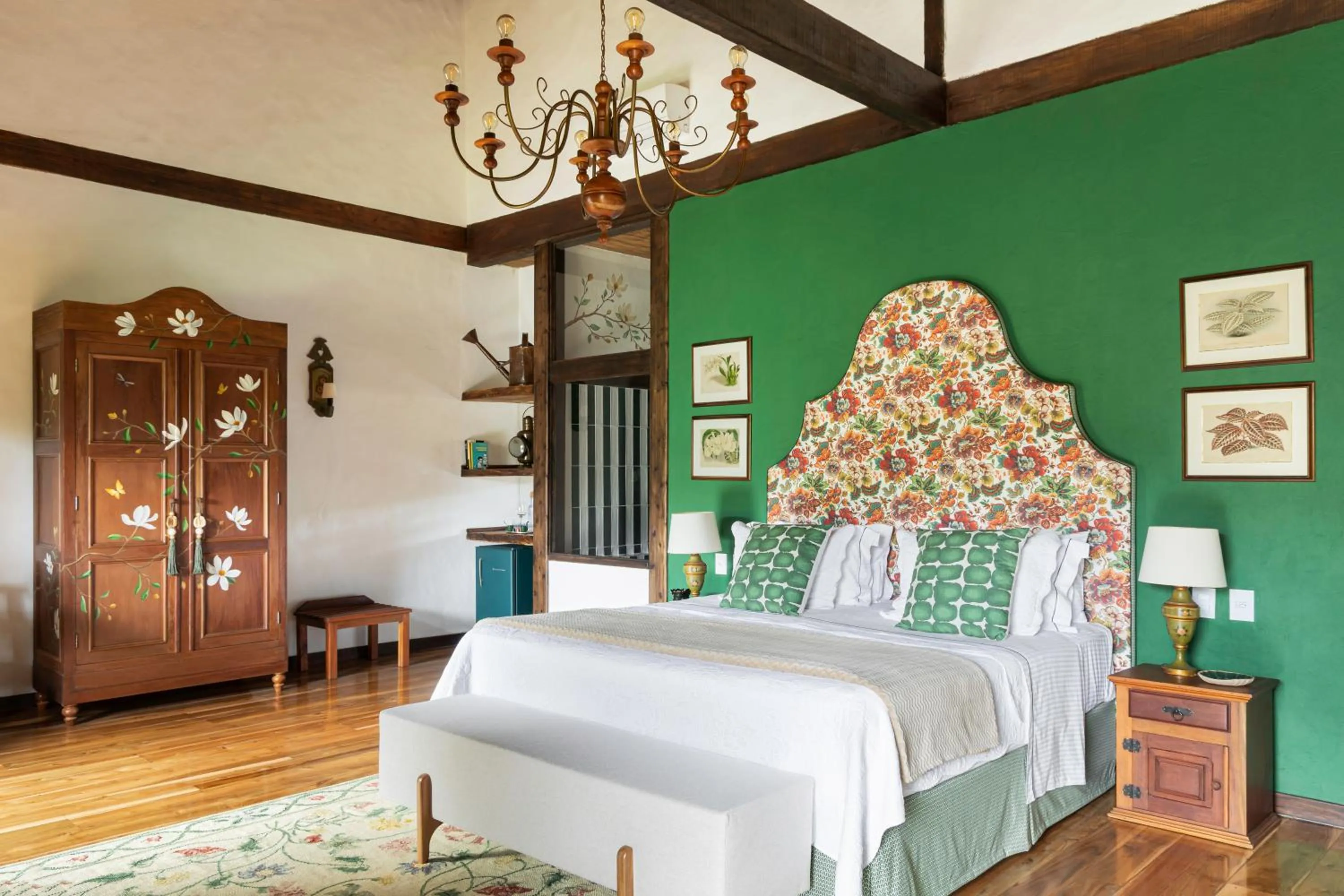 Bedroom, Bed in Pousada Pedra Azul