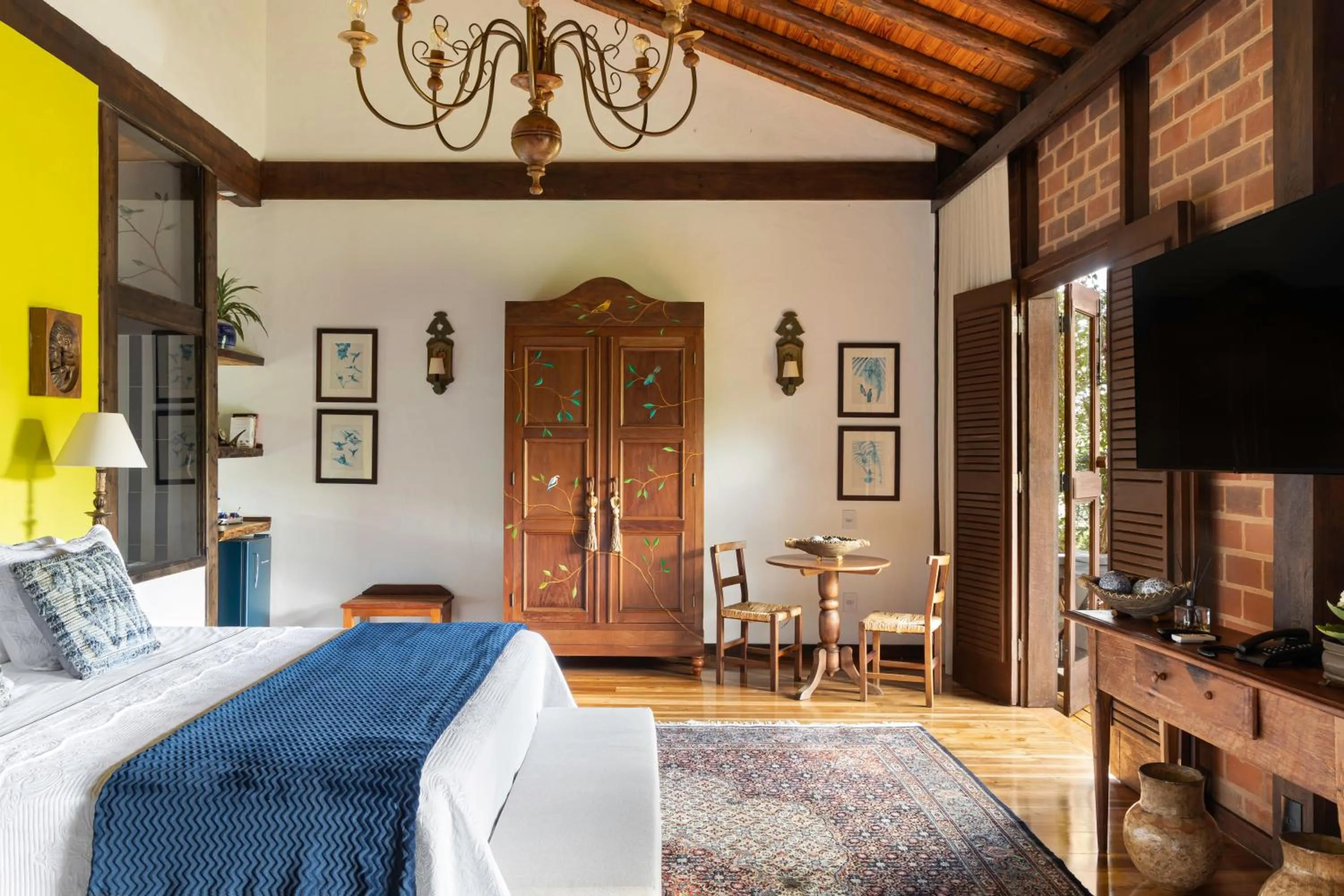 Photo of the whole room, Bed in Pousada Pedra Azul