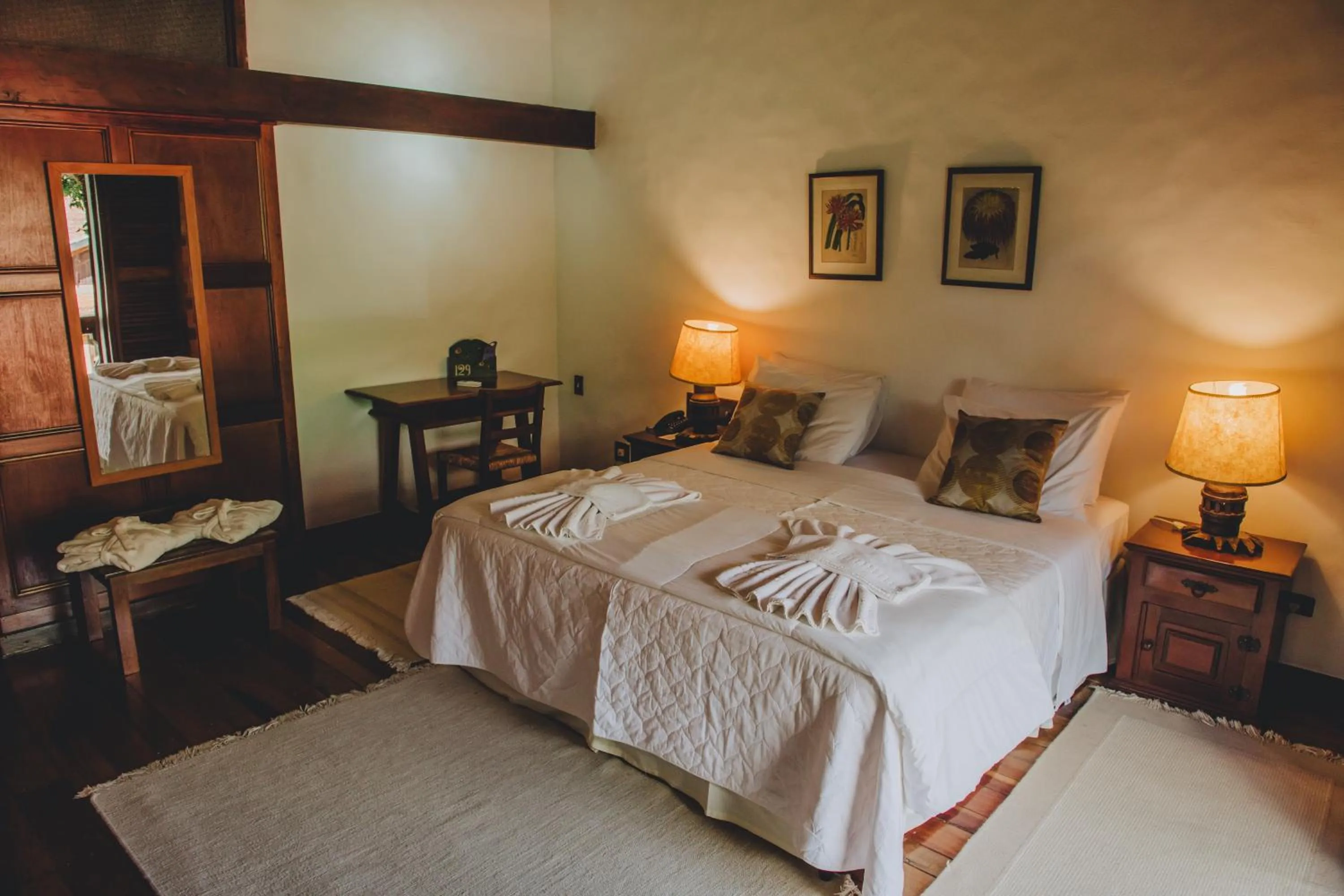 Bedroom, Bed in Pousada Pedra Azul