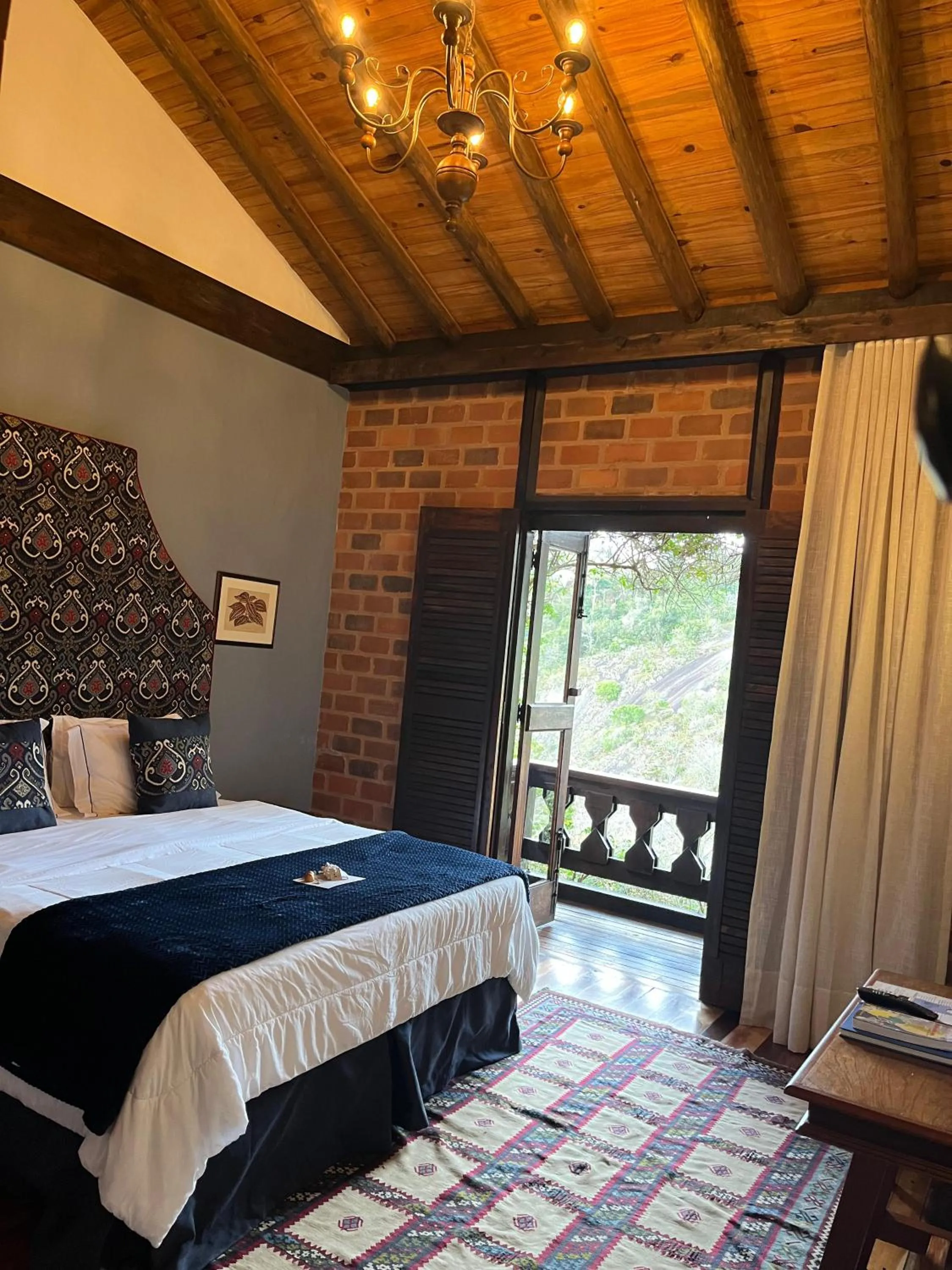 Bedroom, Bed in Pousada Pedra Azul