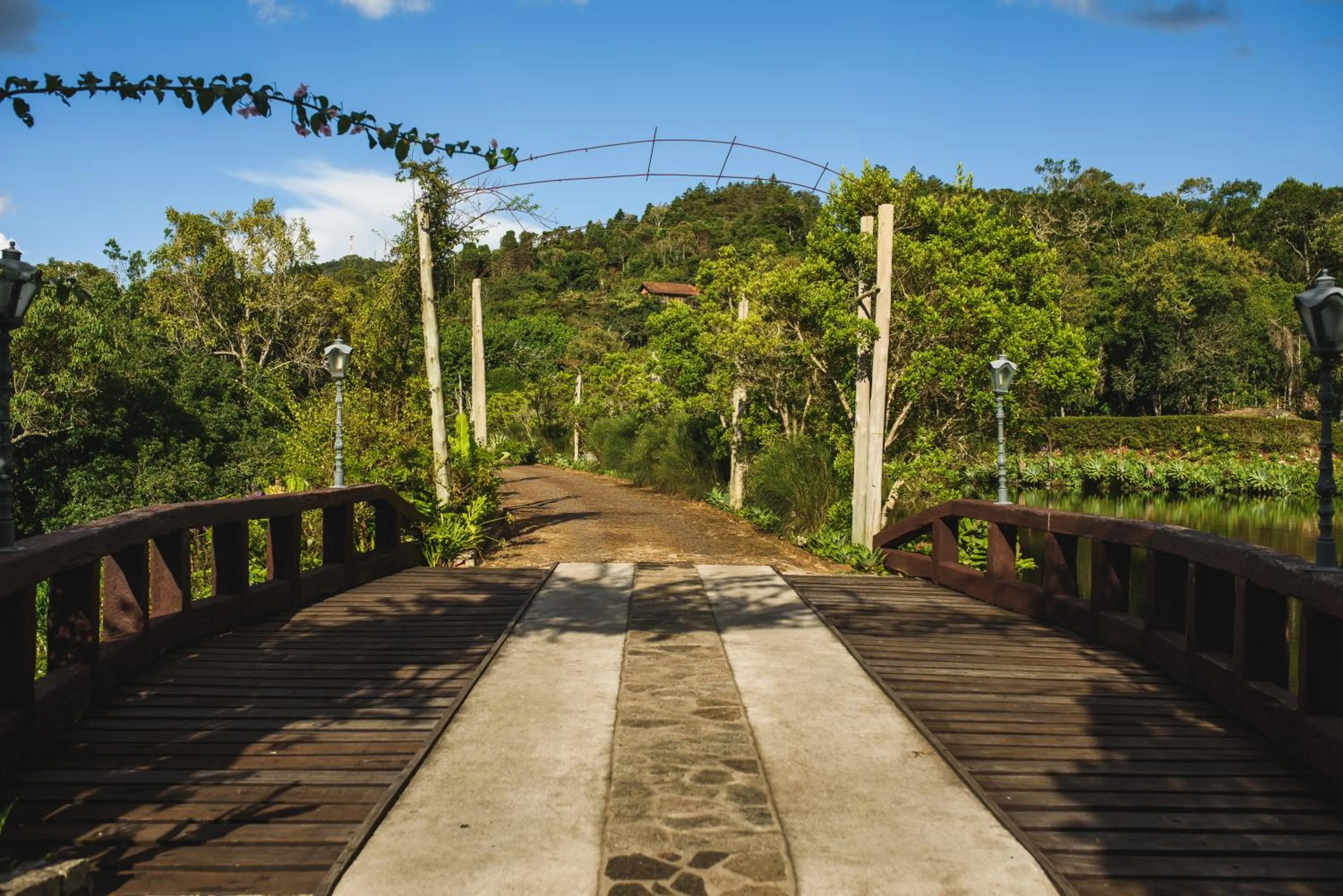 Garden in Pousada Pedra Azul