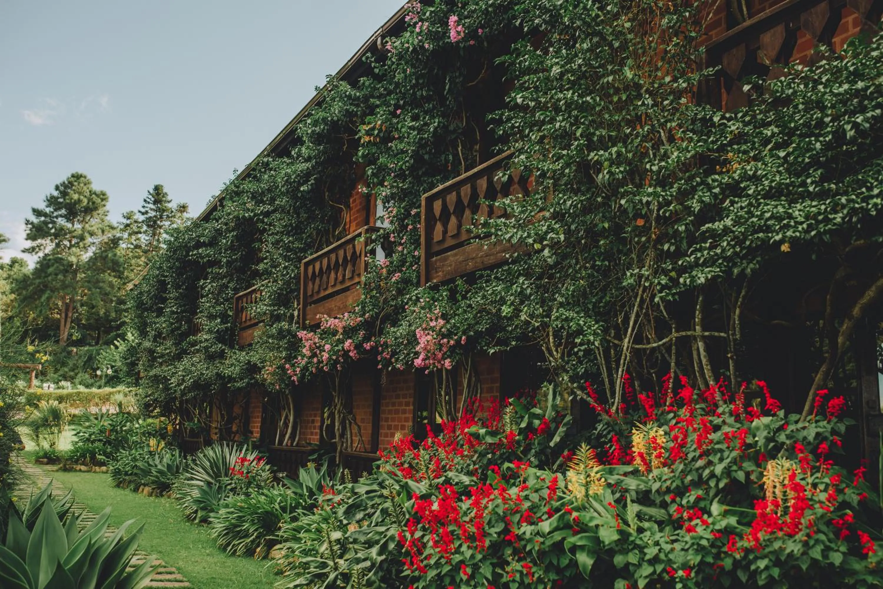 Garden in Pousada Pedra Azul