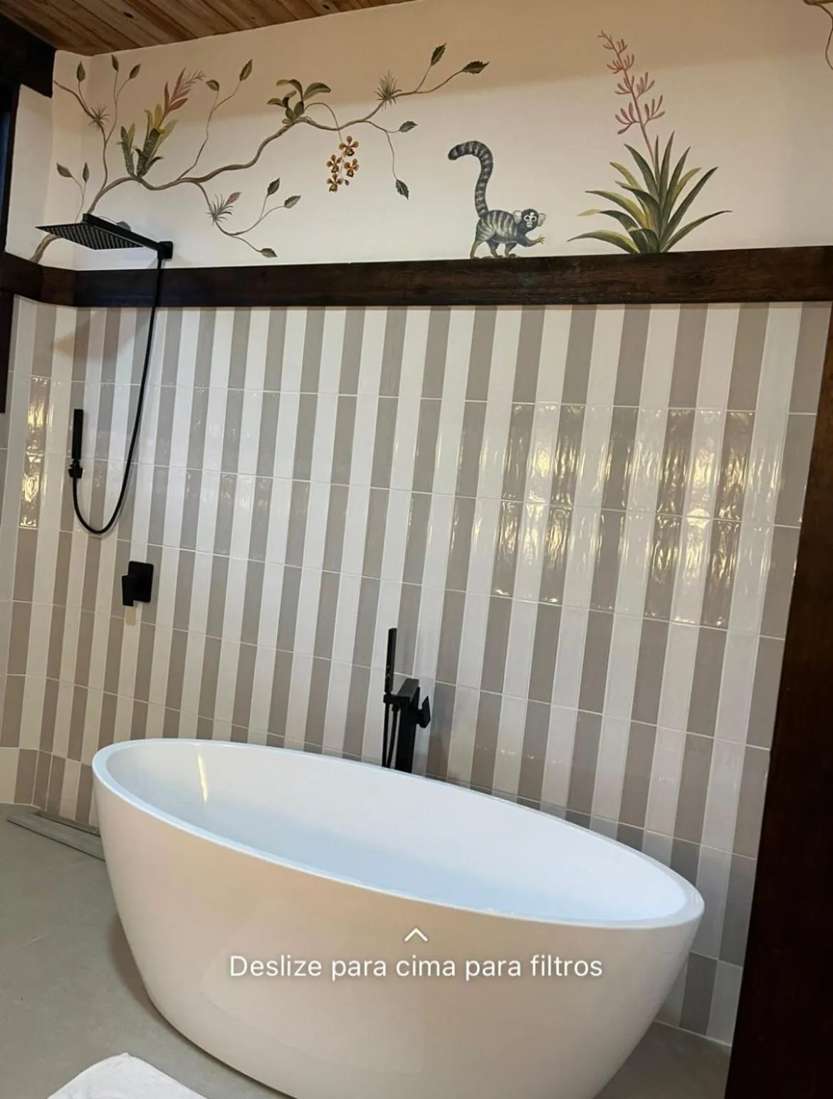 Bath in Pousada Pedra Azul