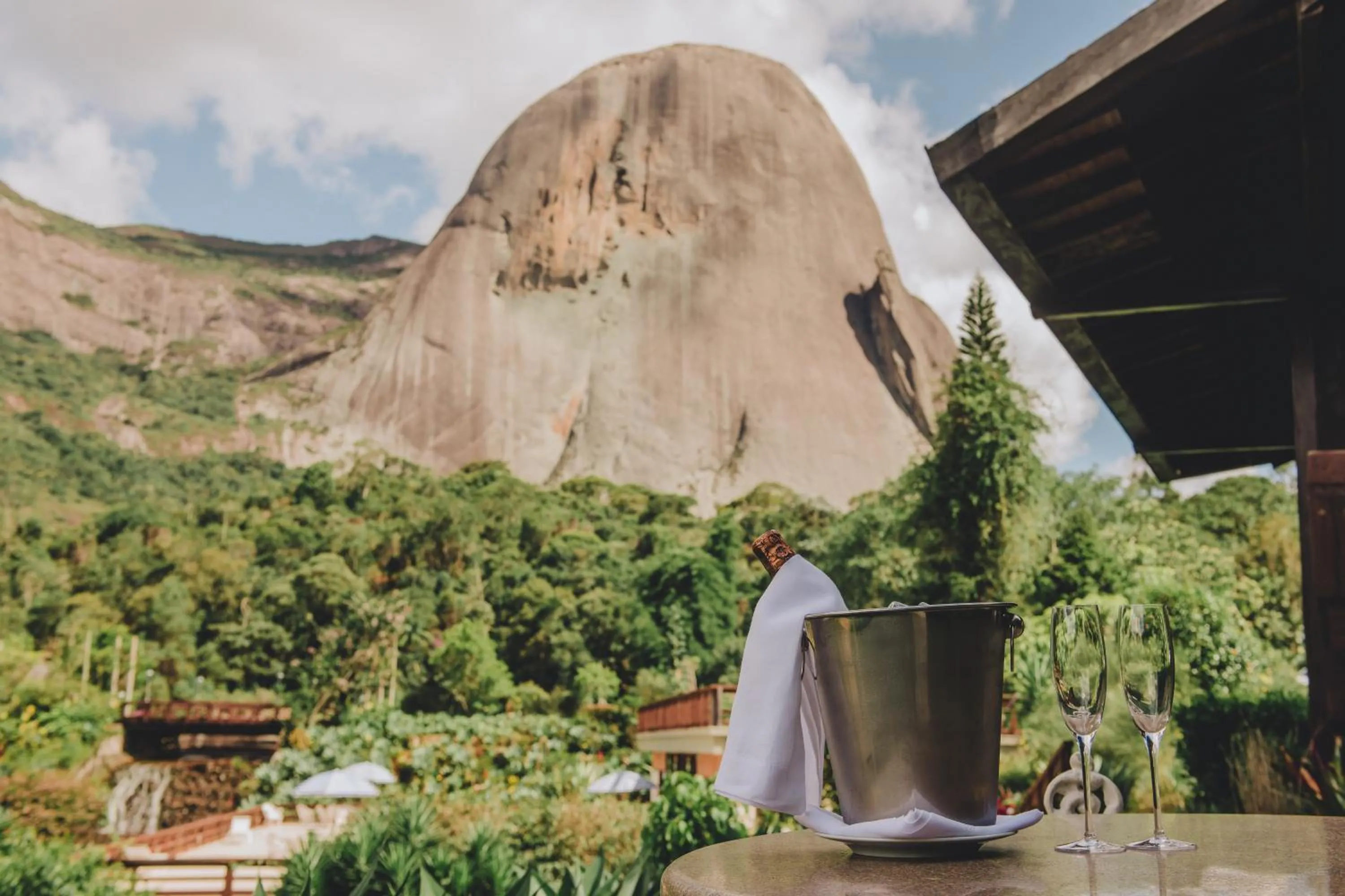 Mountain view in Pousada Pedra Azul