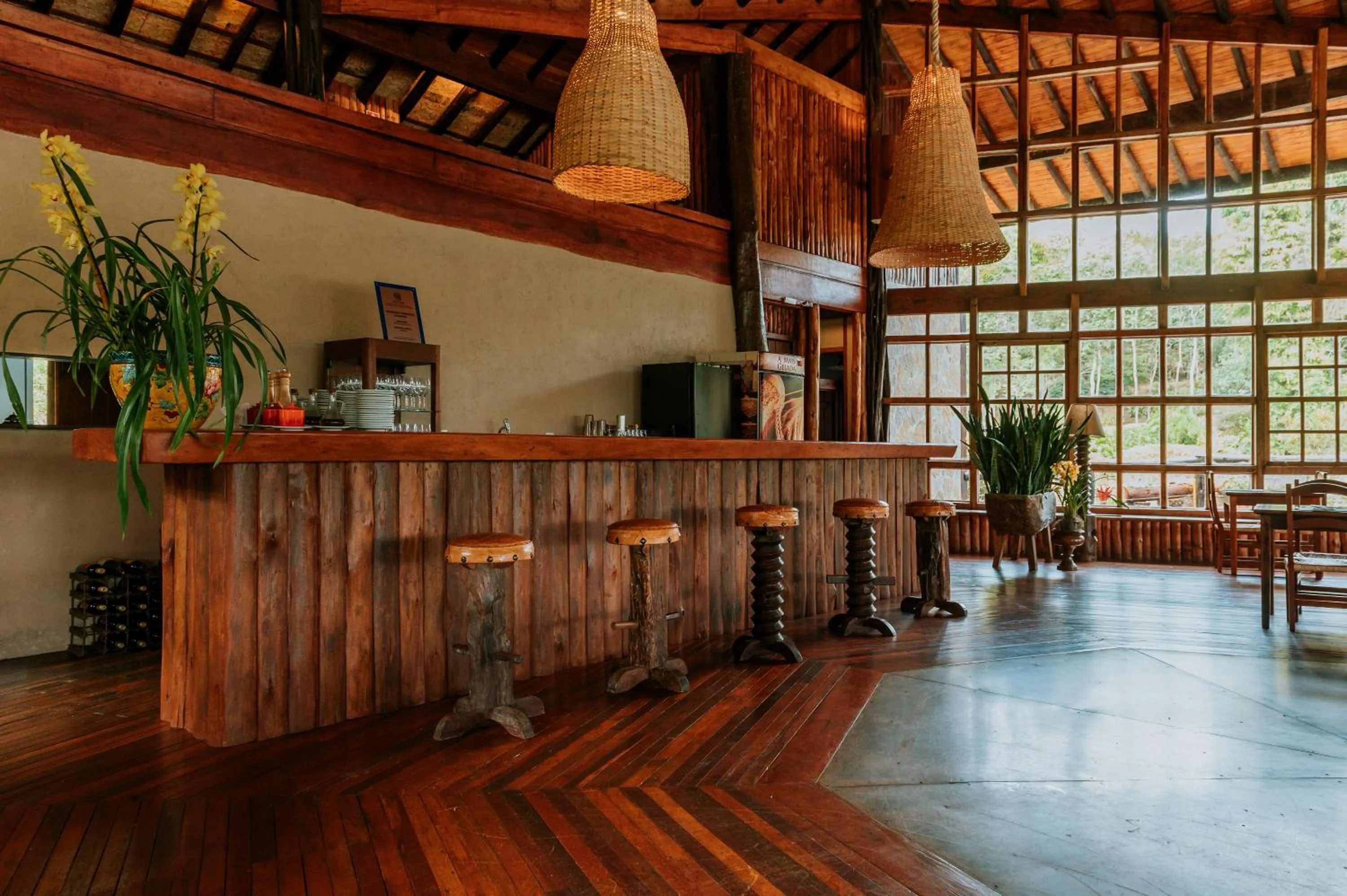 Restaurant/places to eat in Pousada Pedra Azul