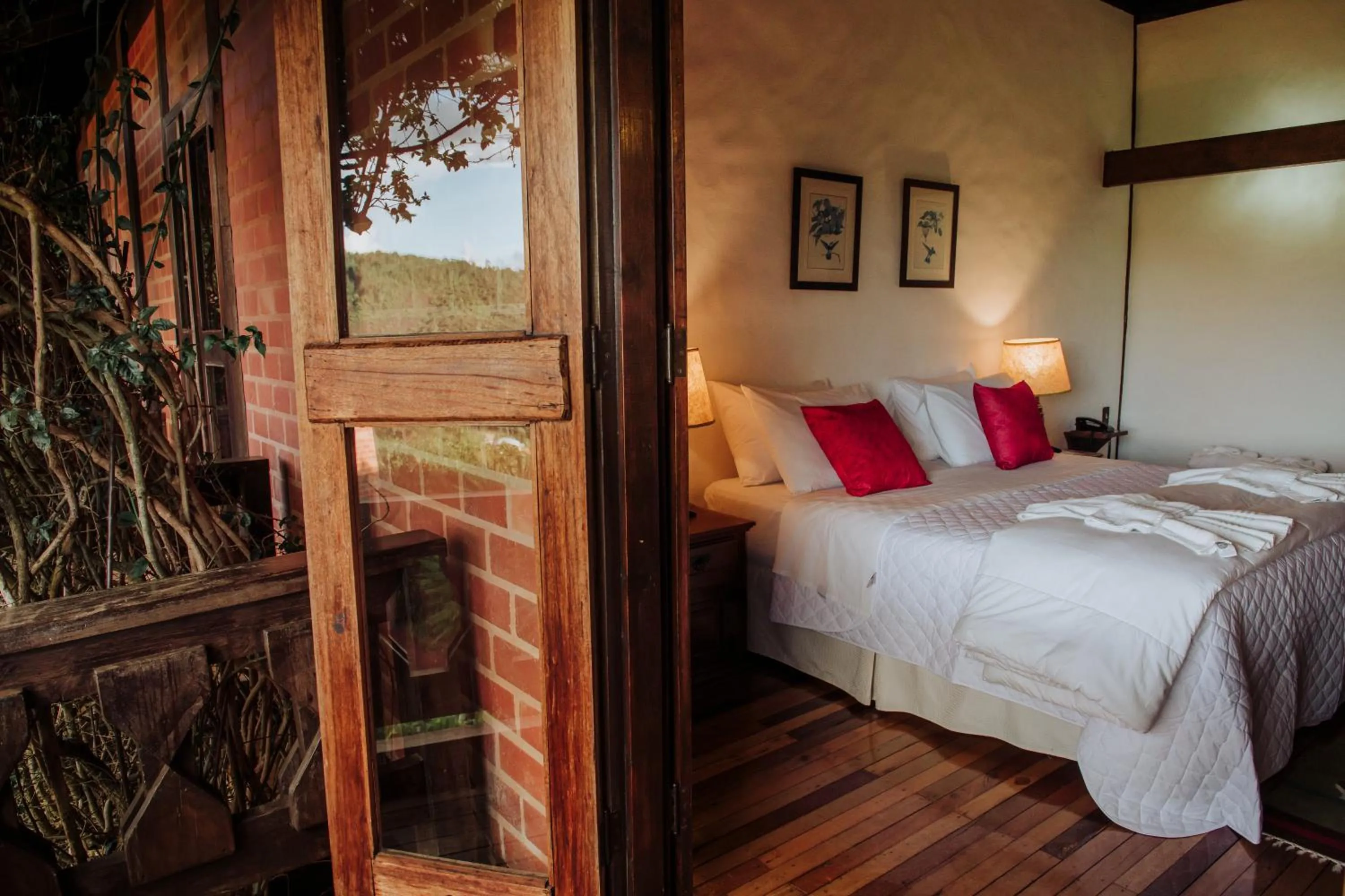 Bedroom, Bed in Pousada Pedra Azul