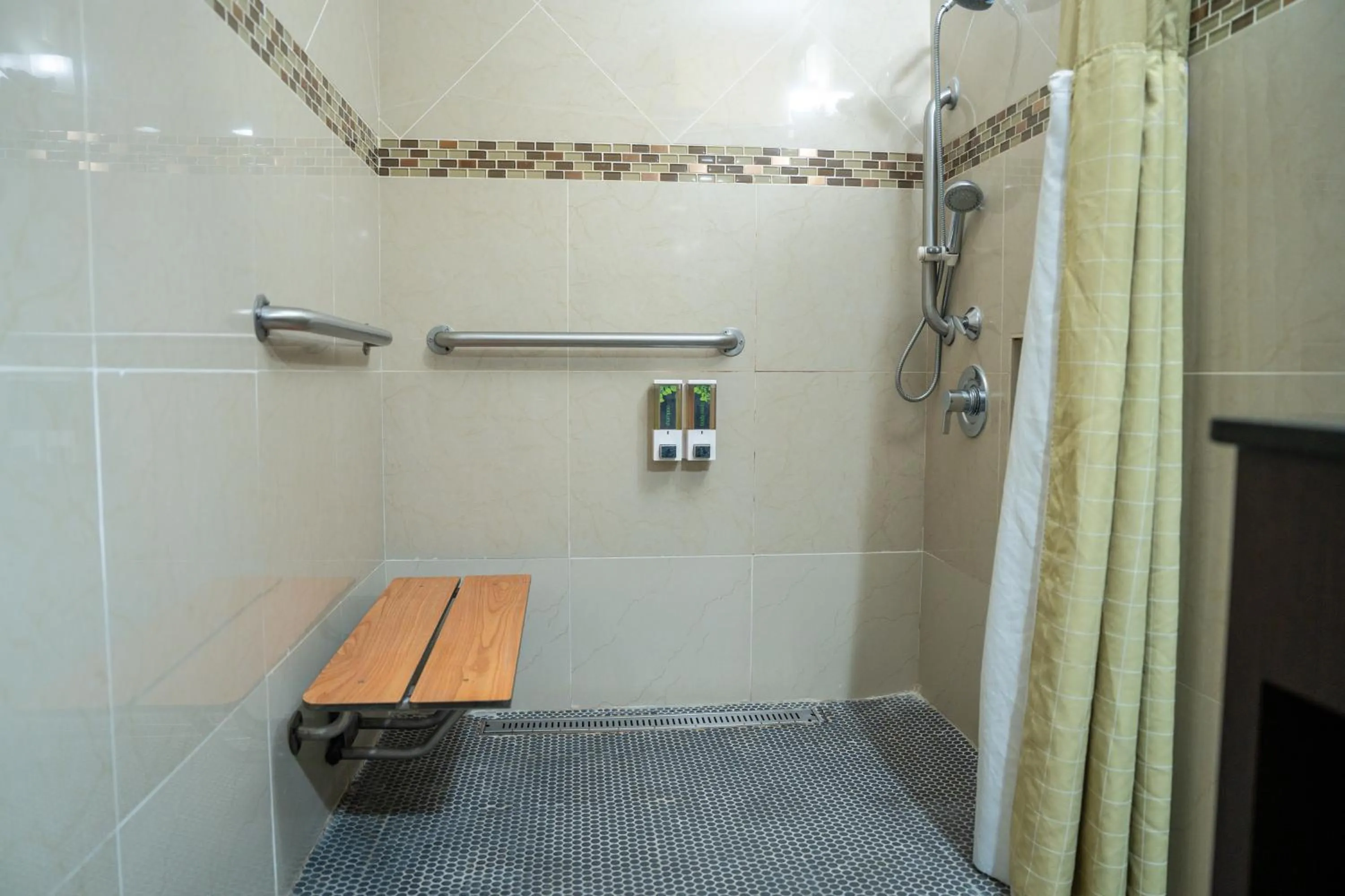 Shower in Americas Best Value Inn Fort Myers