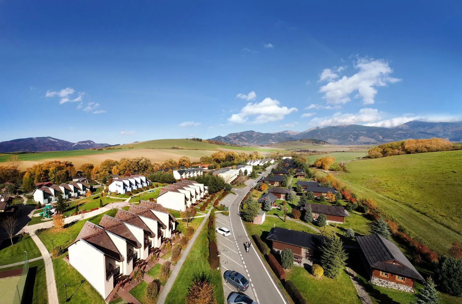 Bird's eye view in Holiday Village Tatralandia