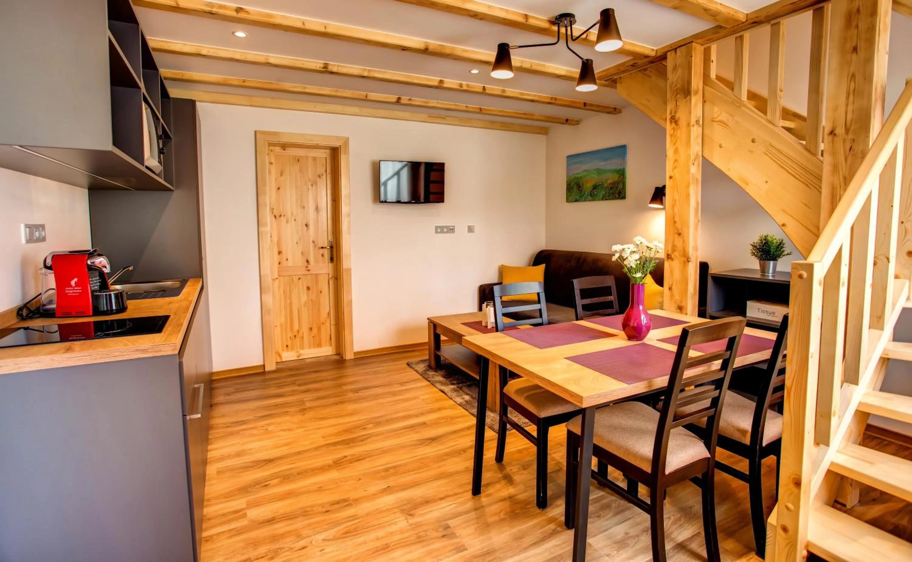 Communal kitchen in Holiday Village Tatralandia