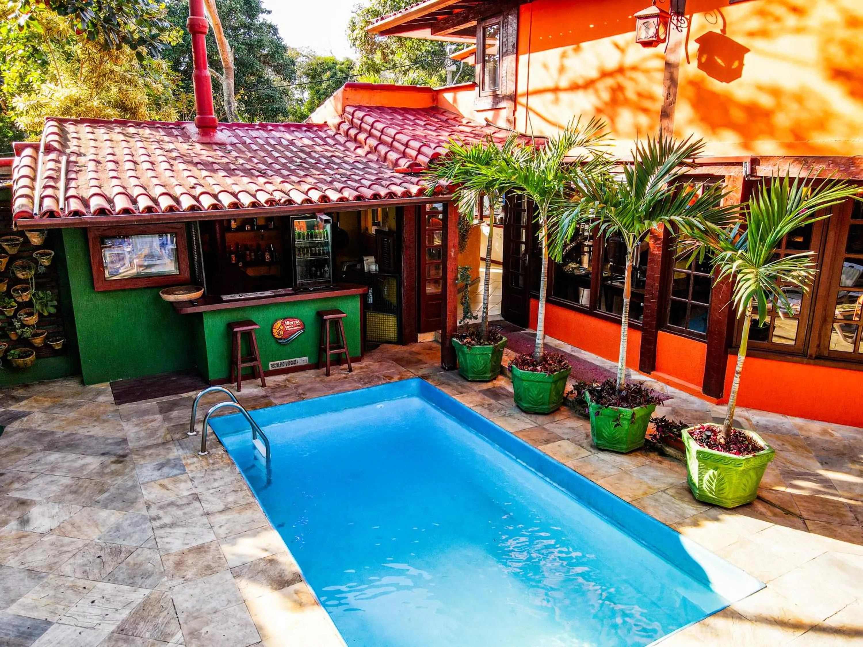 Swimming pool in Pousada Alforria