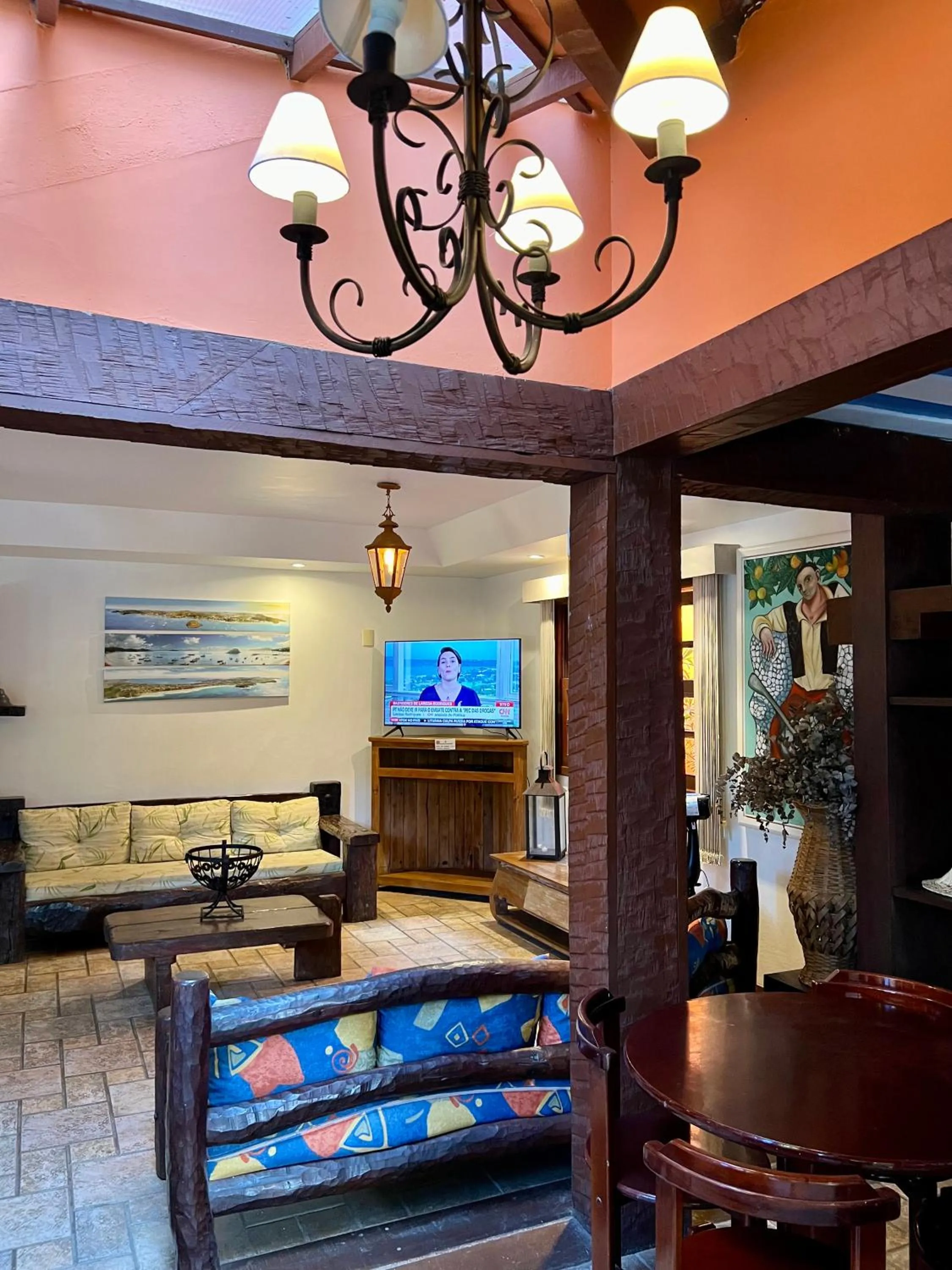 Living room in Pousada Alforria