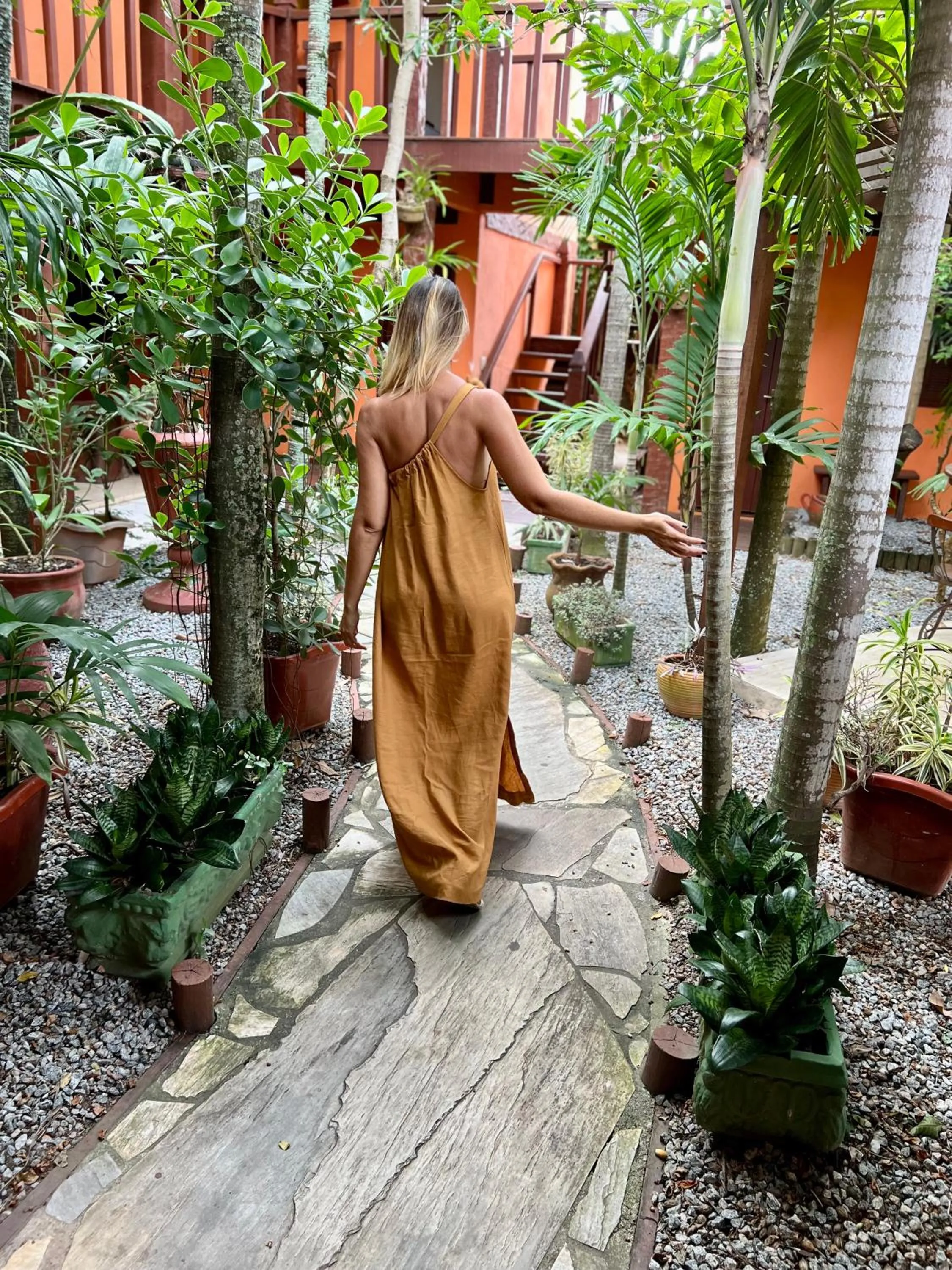 Garden view in Pousada Alforria