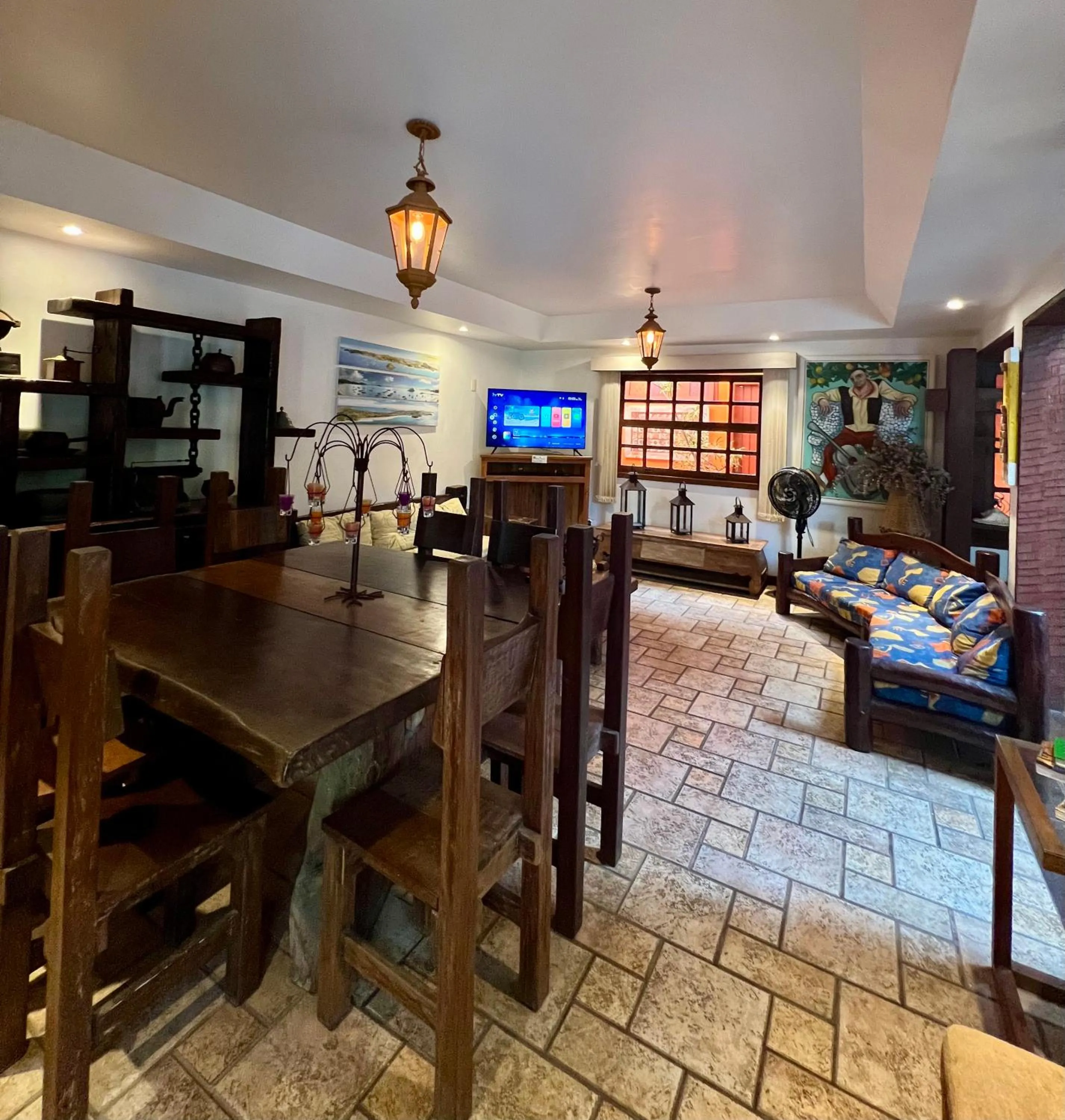 Living room in Pousada Alforria