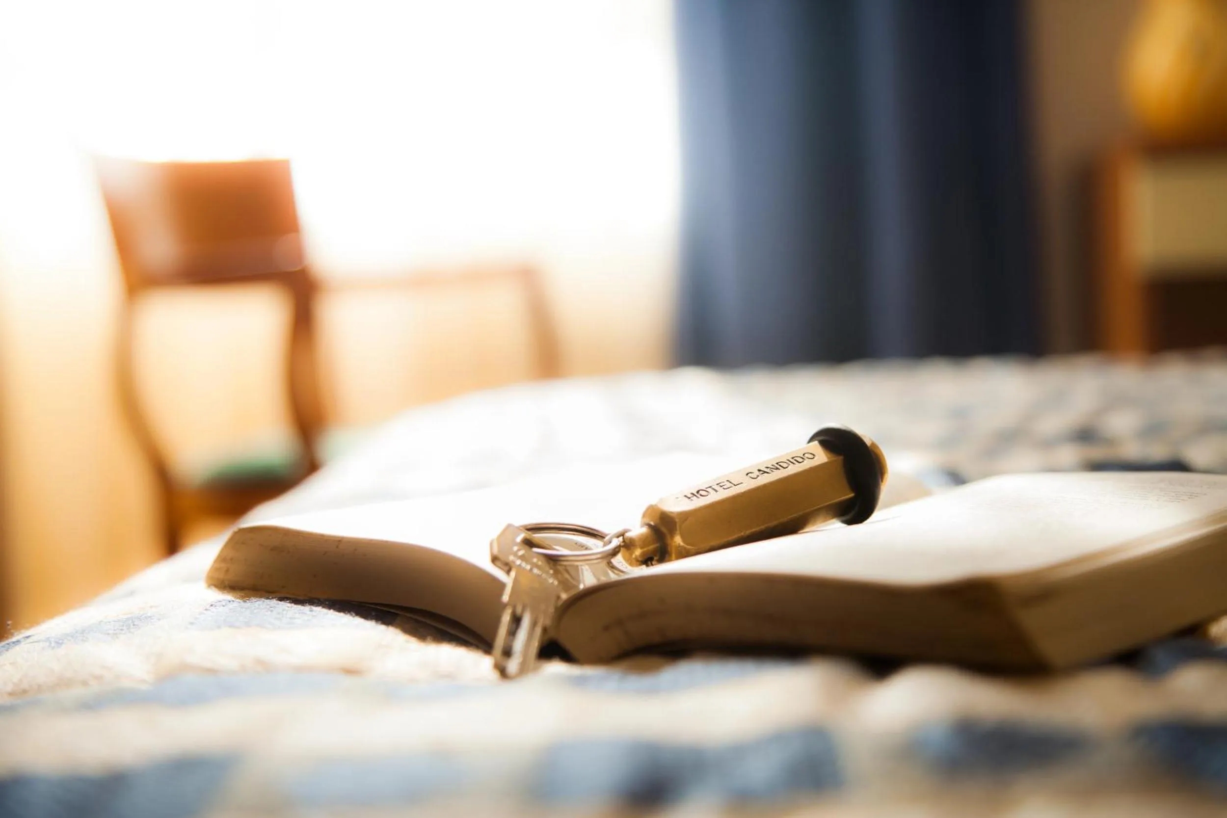Decorative detail, Bed in Hotel Candido
