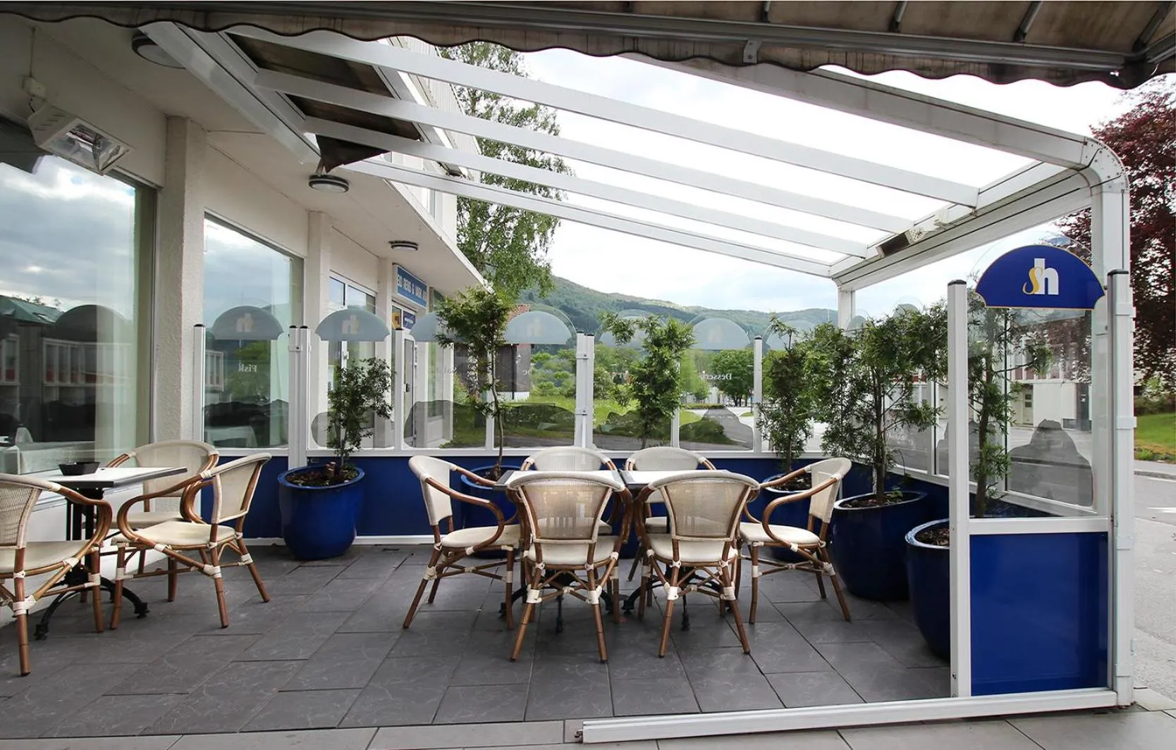 Patio in Sentrum Hotel