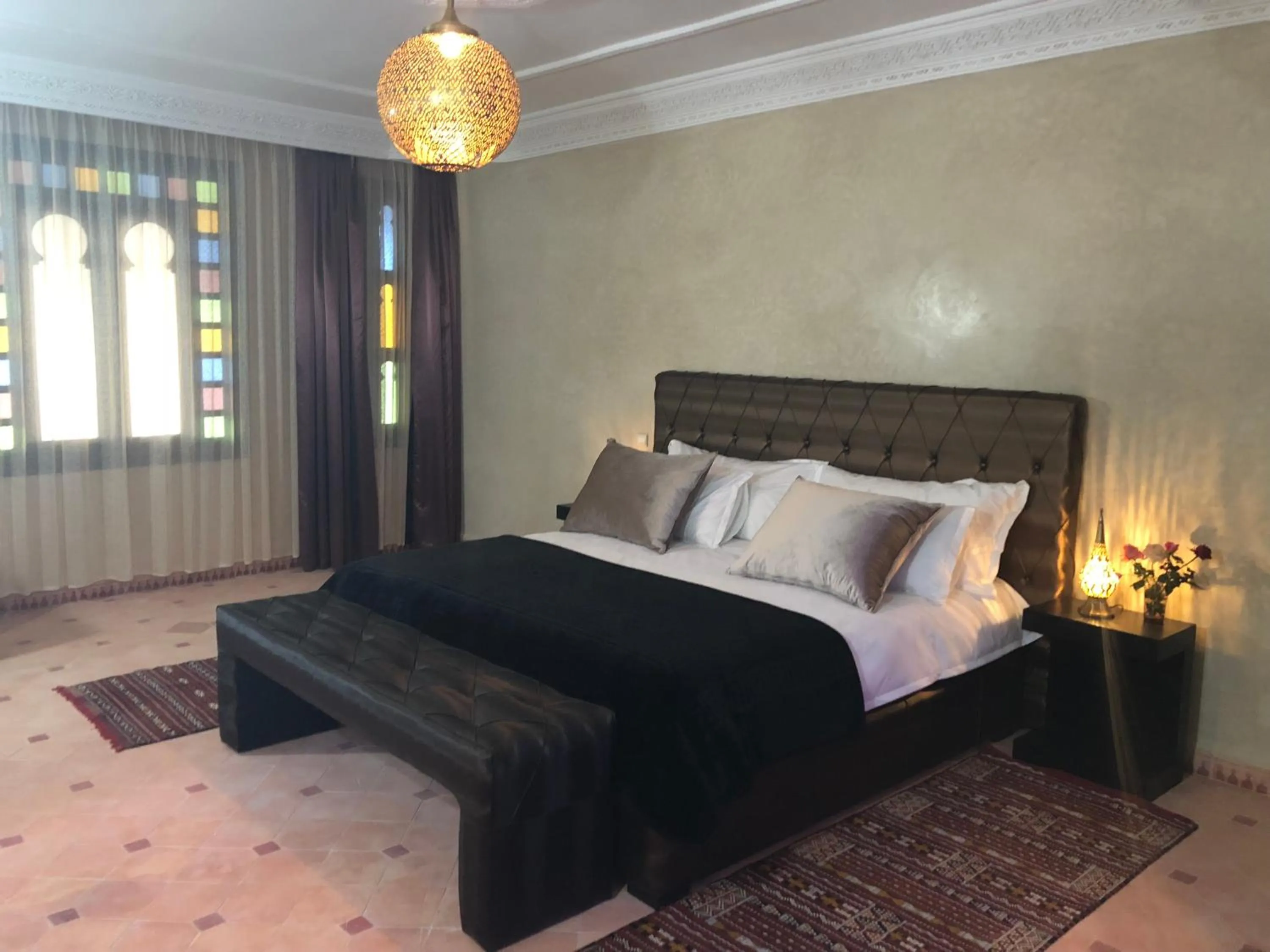 Bedroom, Bed in Riad le Jasmin