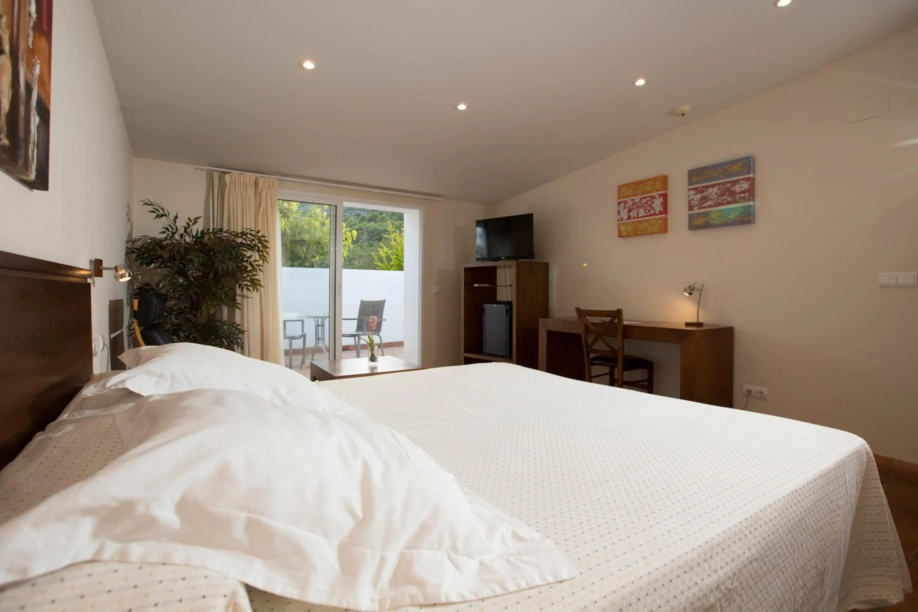 Bed in Hotel Cal Naudi