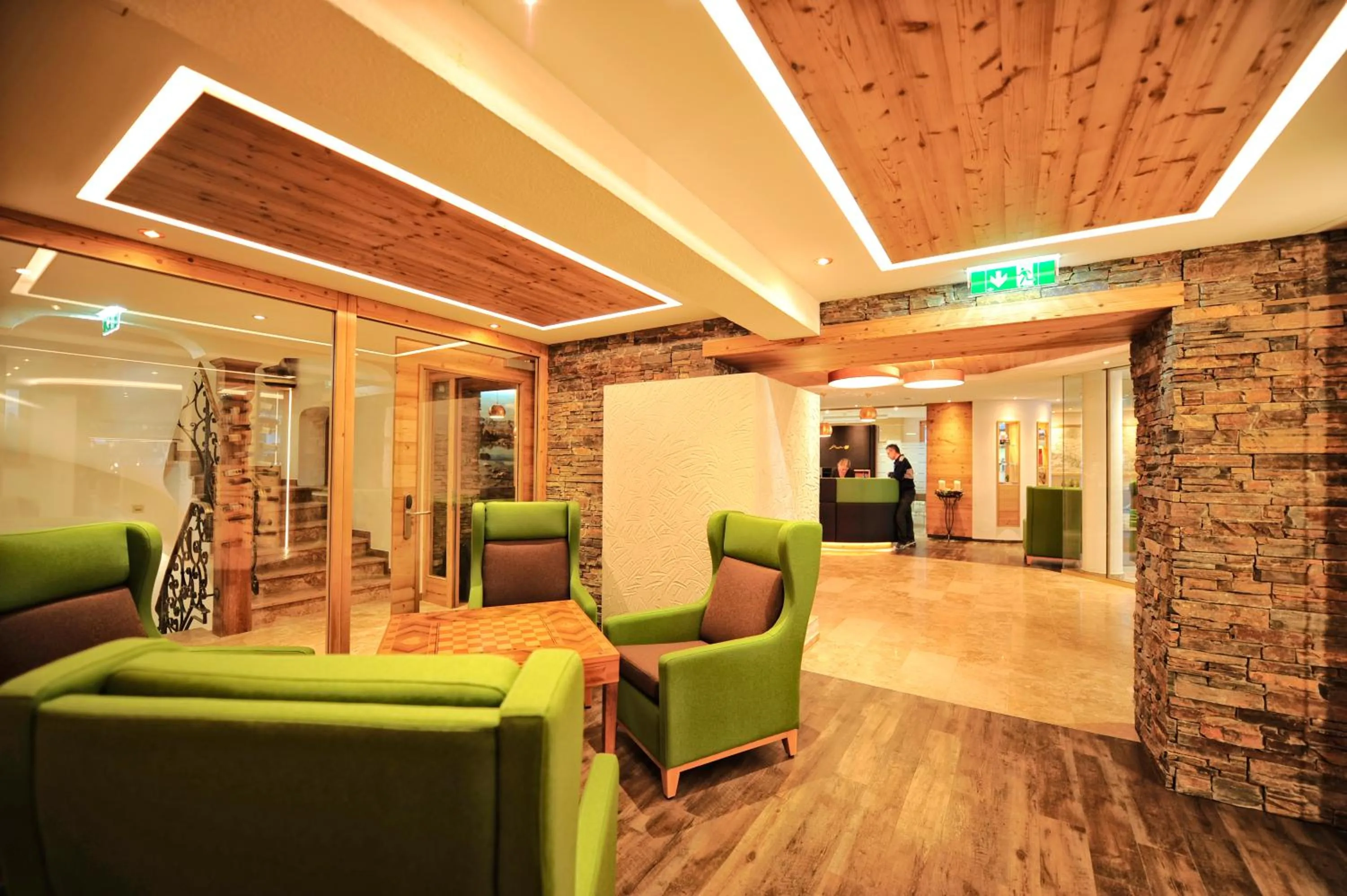 Lobby or reception in Hotel Arnika