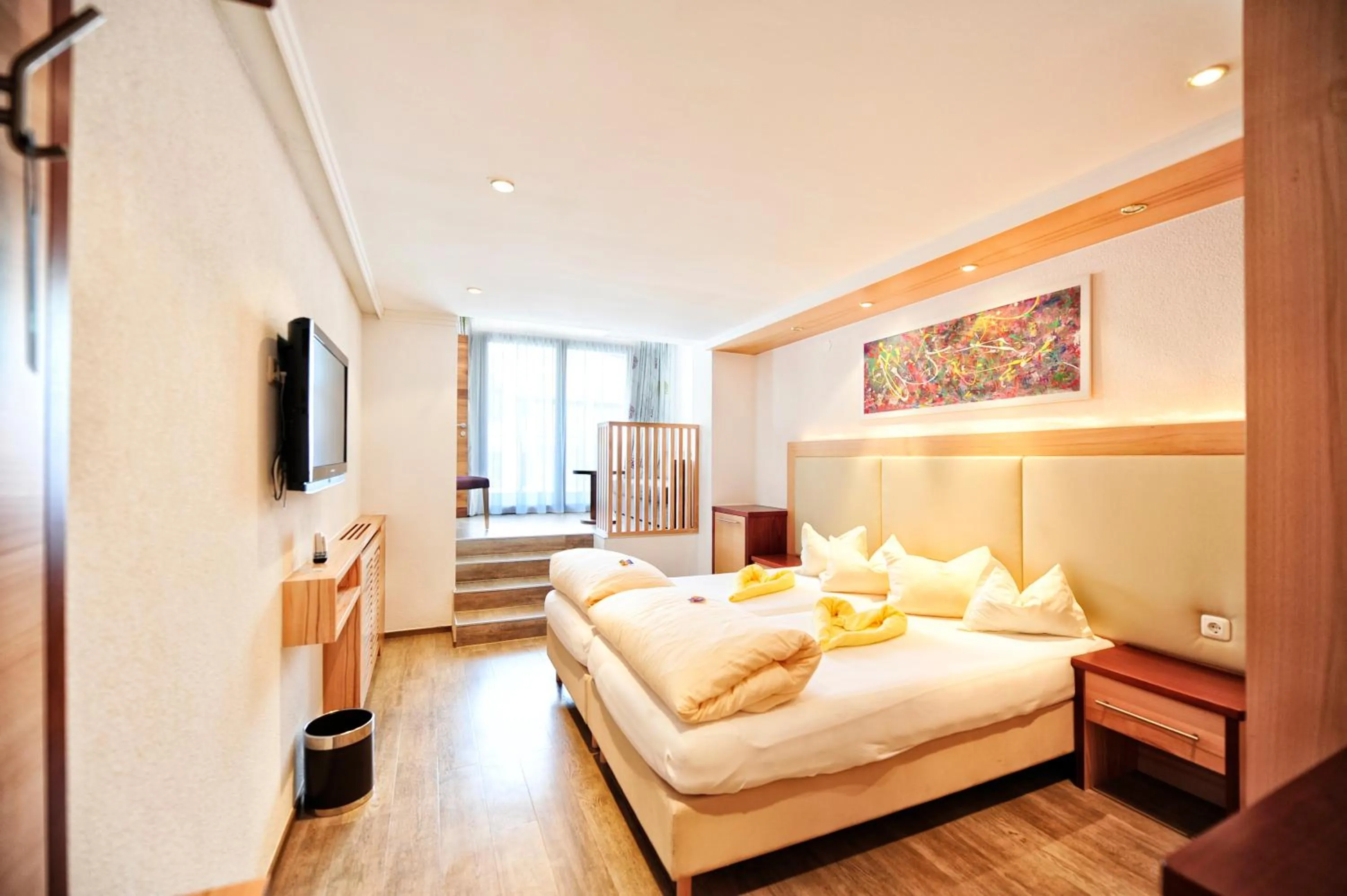 TV and multimedia, Bed in Hotel Arnika