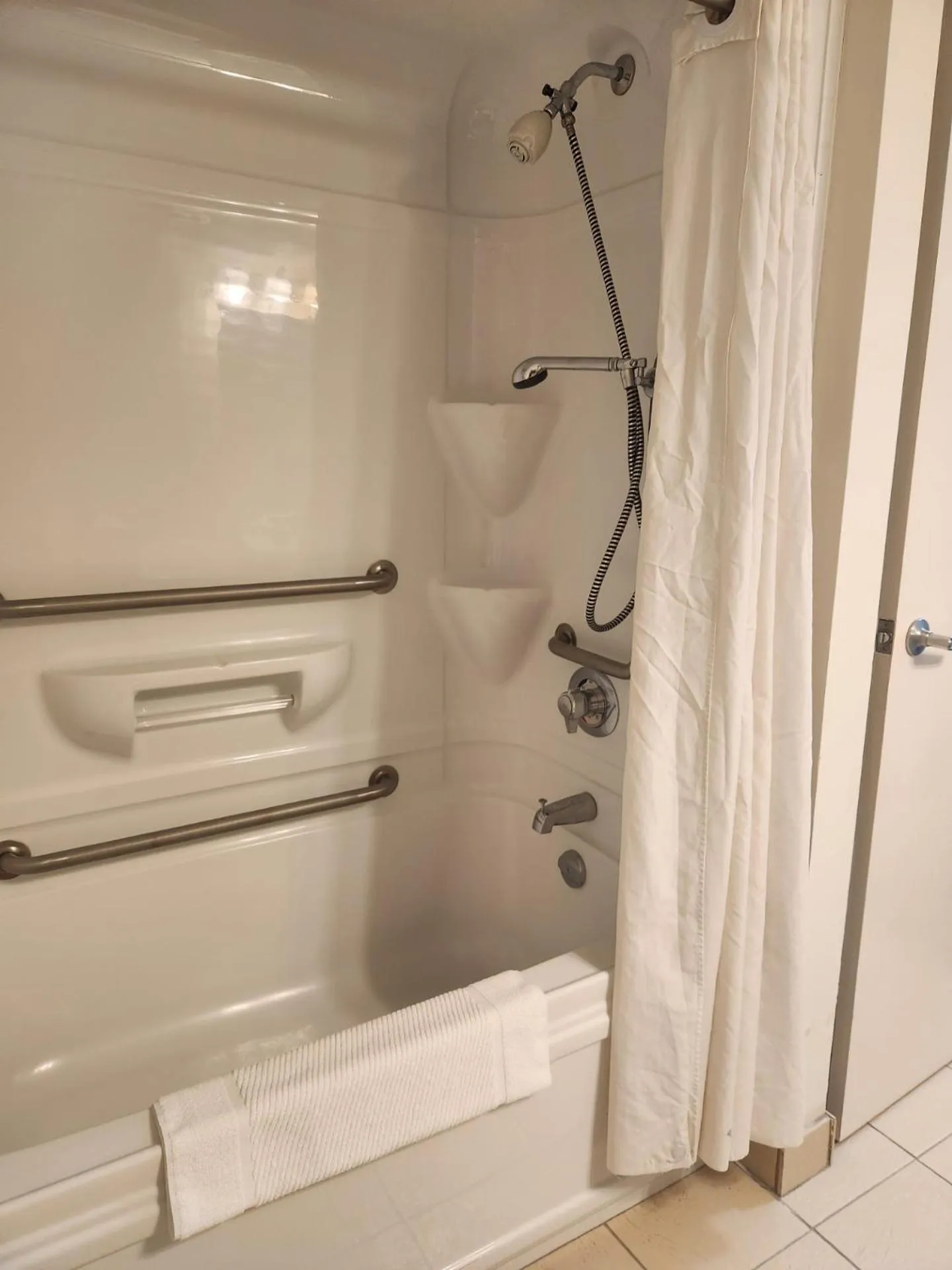 Bathroom in Travelodge by Wyndham Amherst