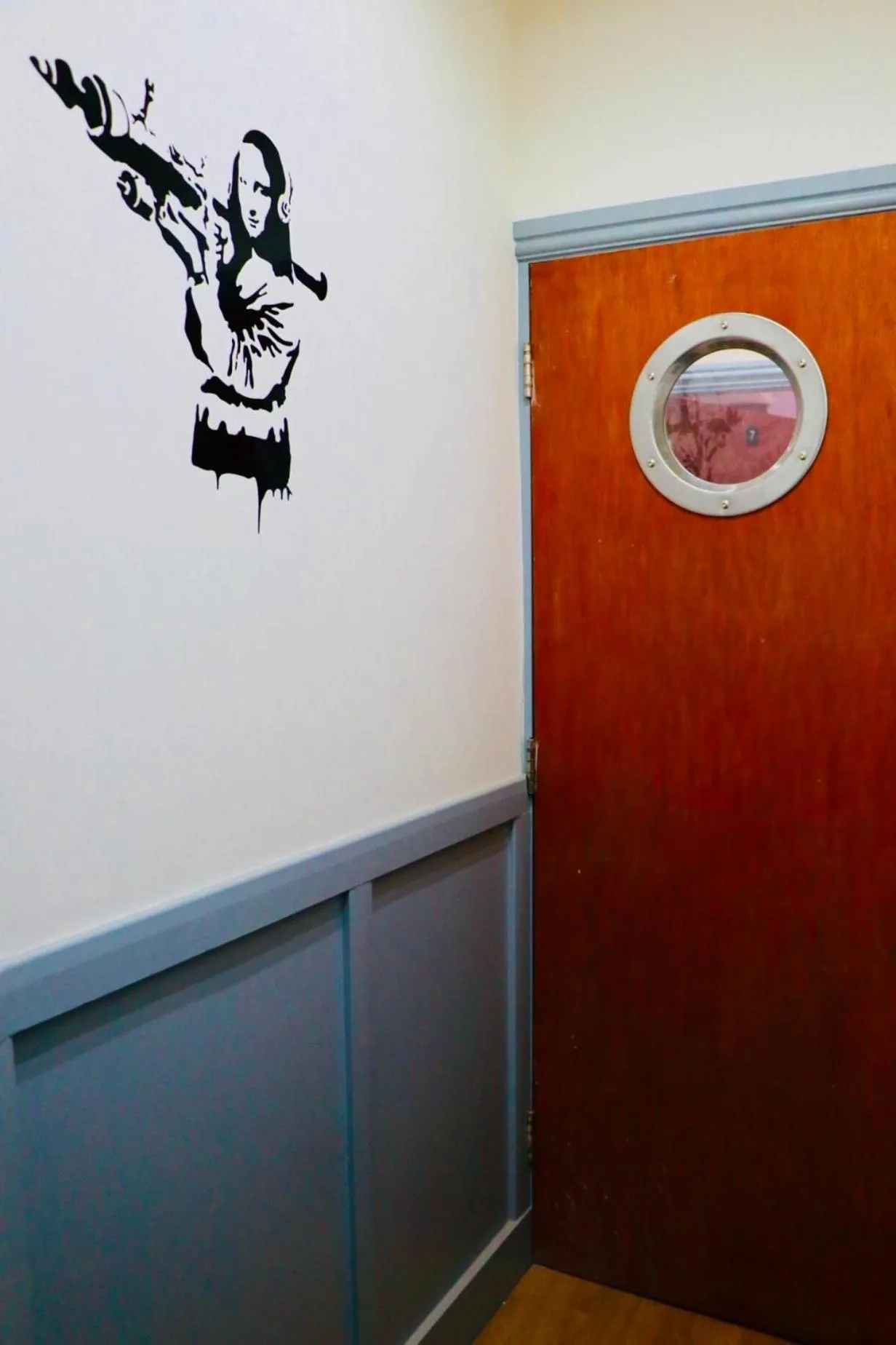 Decorative detail in The Liverpool Pod Travel Hostel