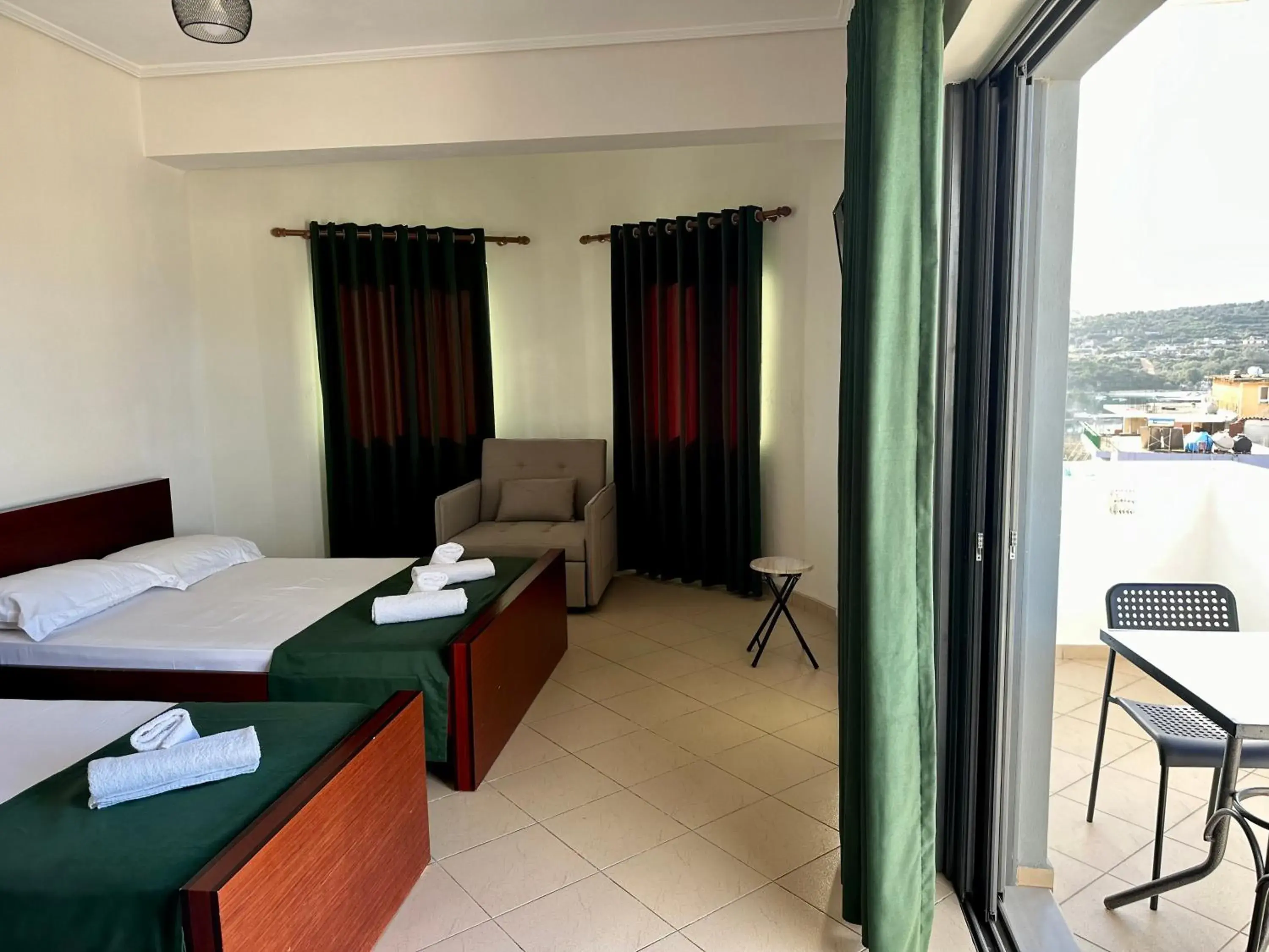 Quadruple Room with Sea View in BLISS Hotel Quadruple Room with Sea View in BLISS Hotel