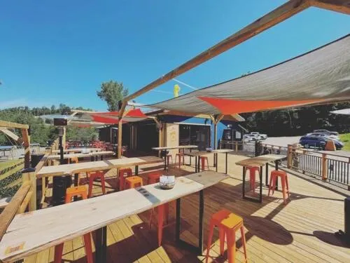 Patio in Mont Blanc Hôtel & Condos