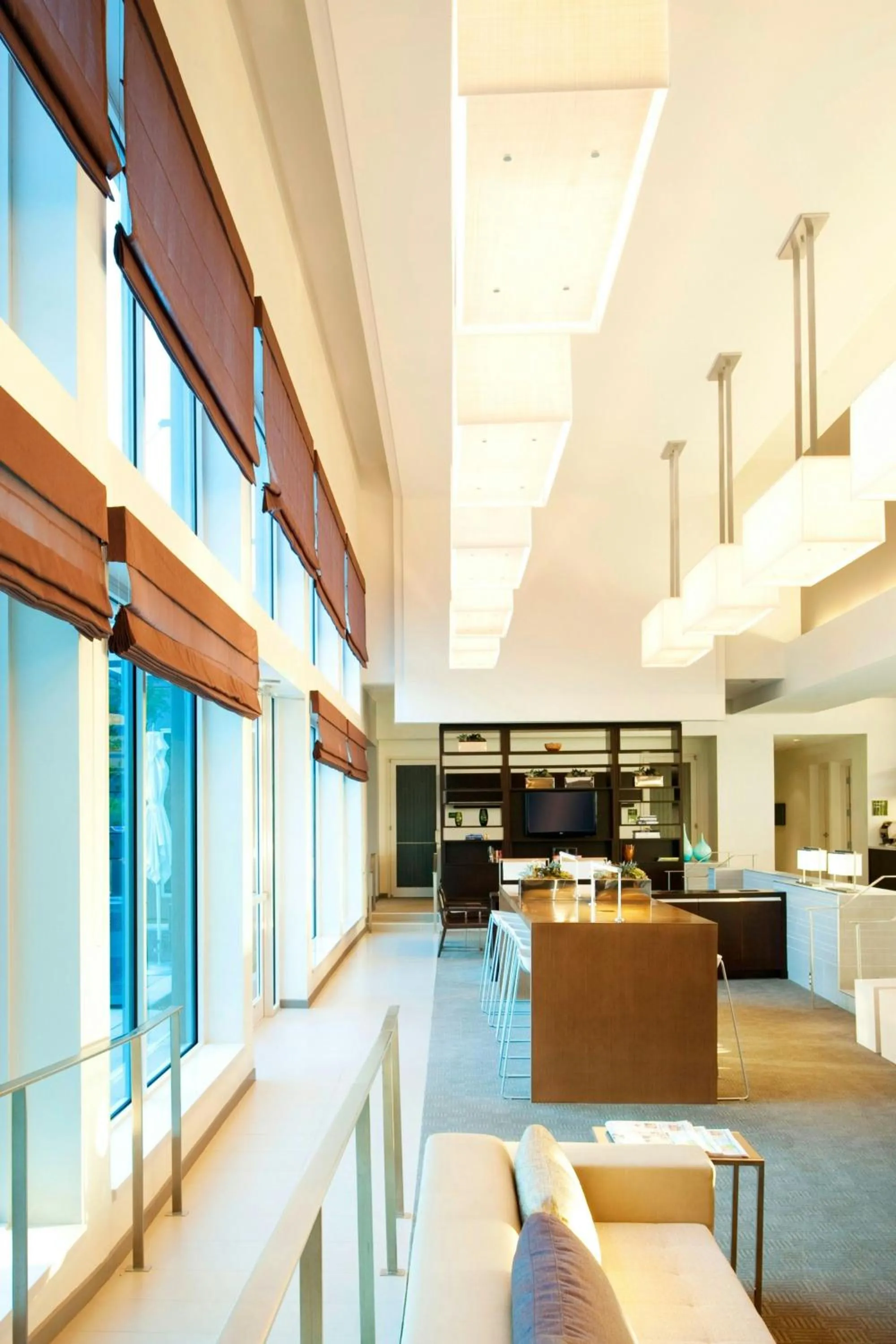 Lobby or reception in Element Dallas Fort Worth Airport North