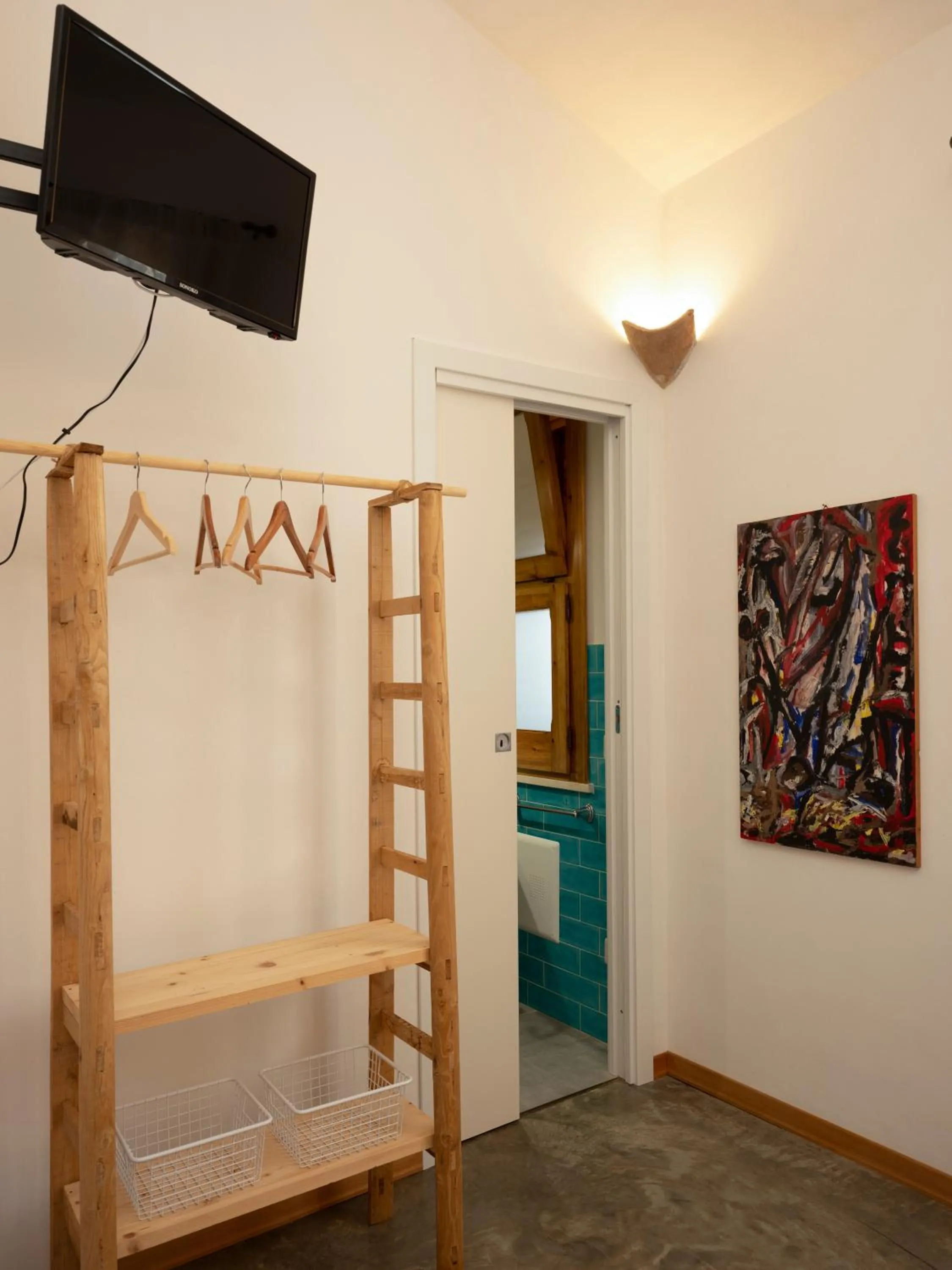 Bedroom, Bed in Stagnone Area Zero