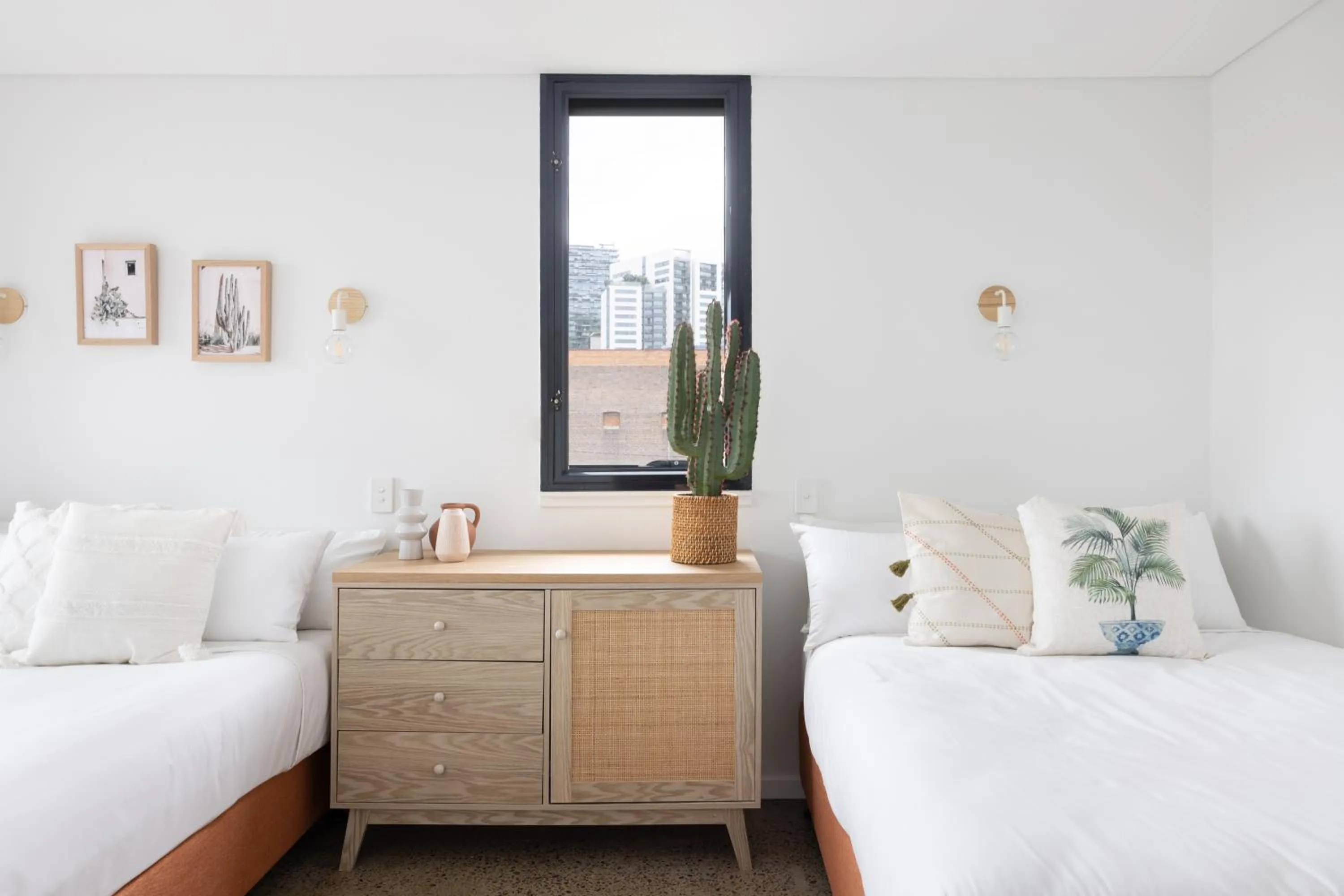 Bed in Hotel Hacienda